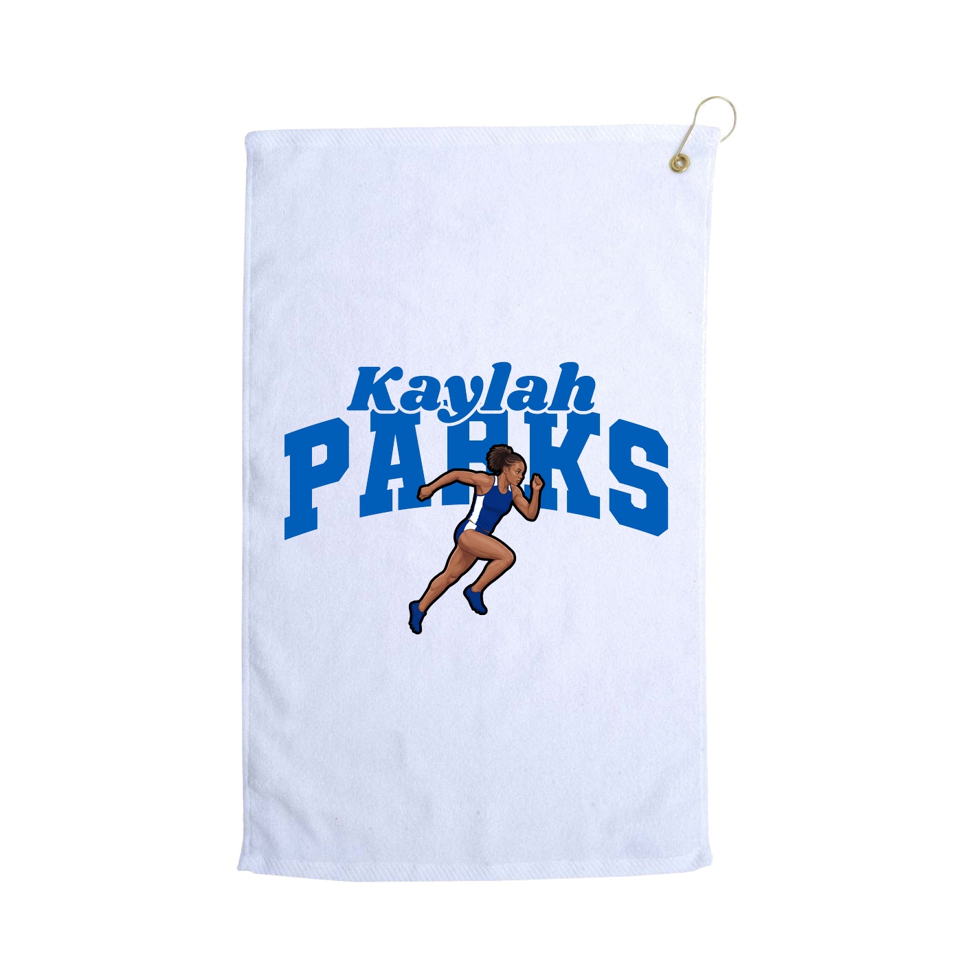 Golf Towel — Signature Arch in White