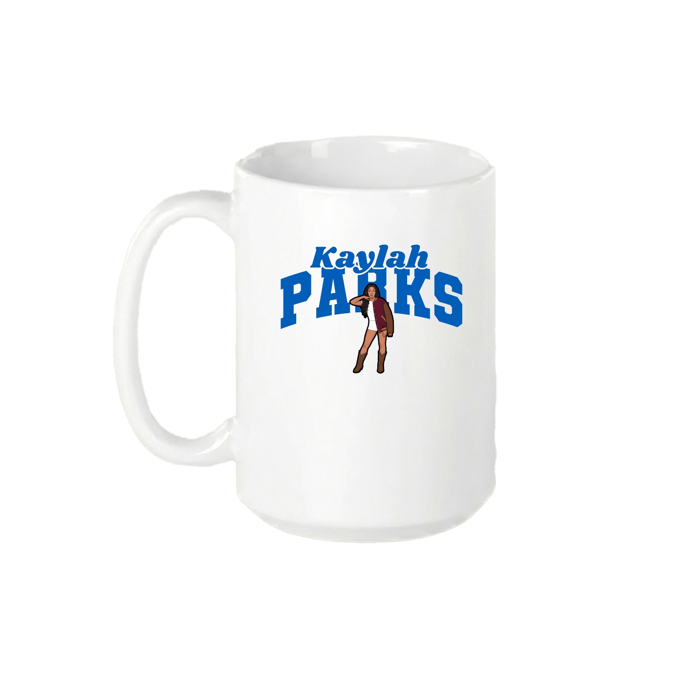 15oz Coffee Mug — Signature Arch in White