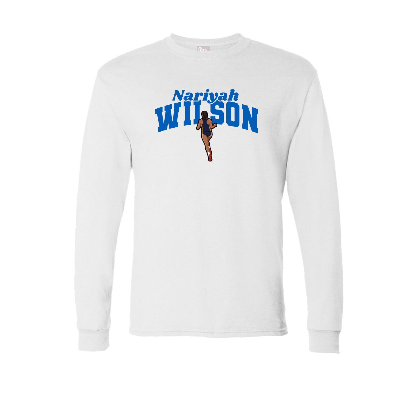 Long Sleeve Tee — Signature Arch in White