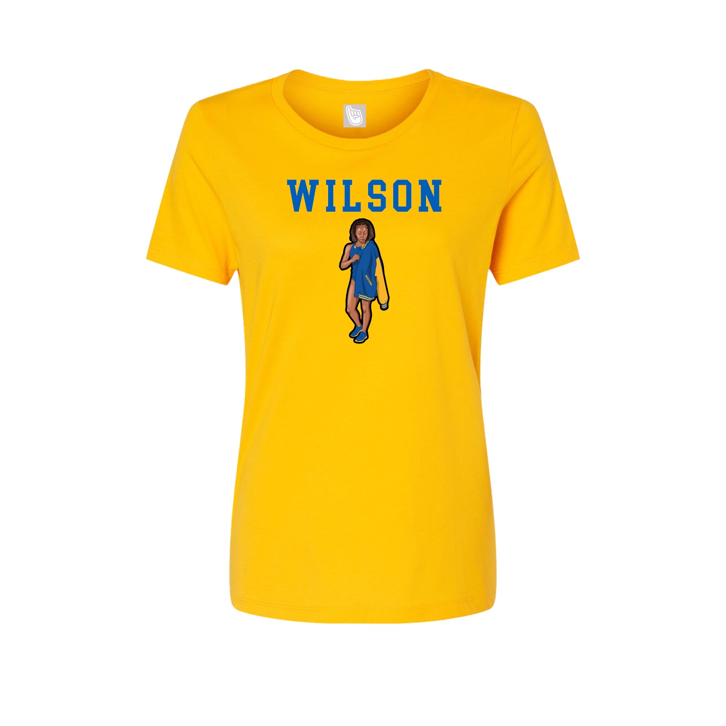 Fitted Women's Tee — Shirsey in Gold