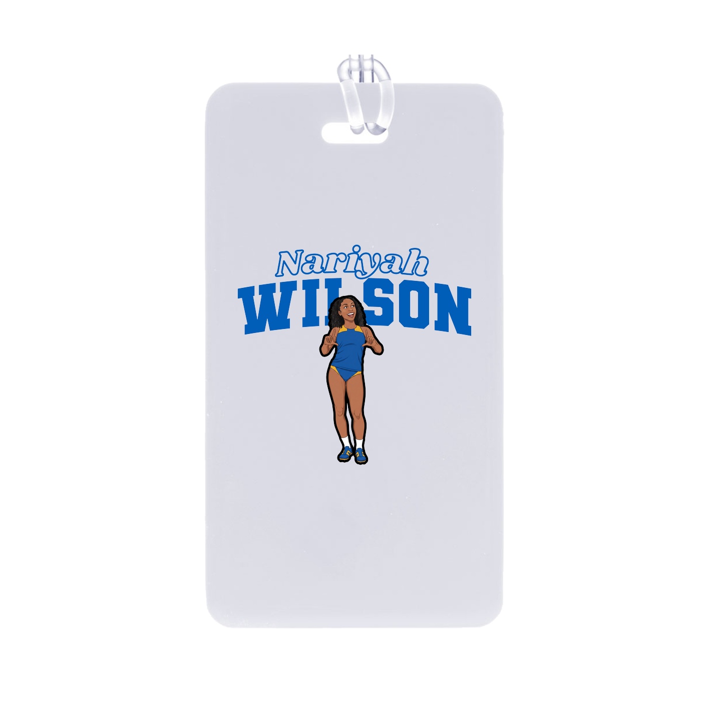 Bag Tag — Name Arch in Classic