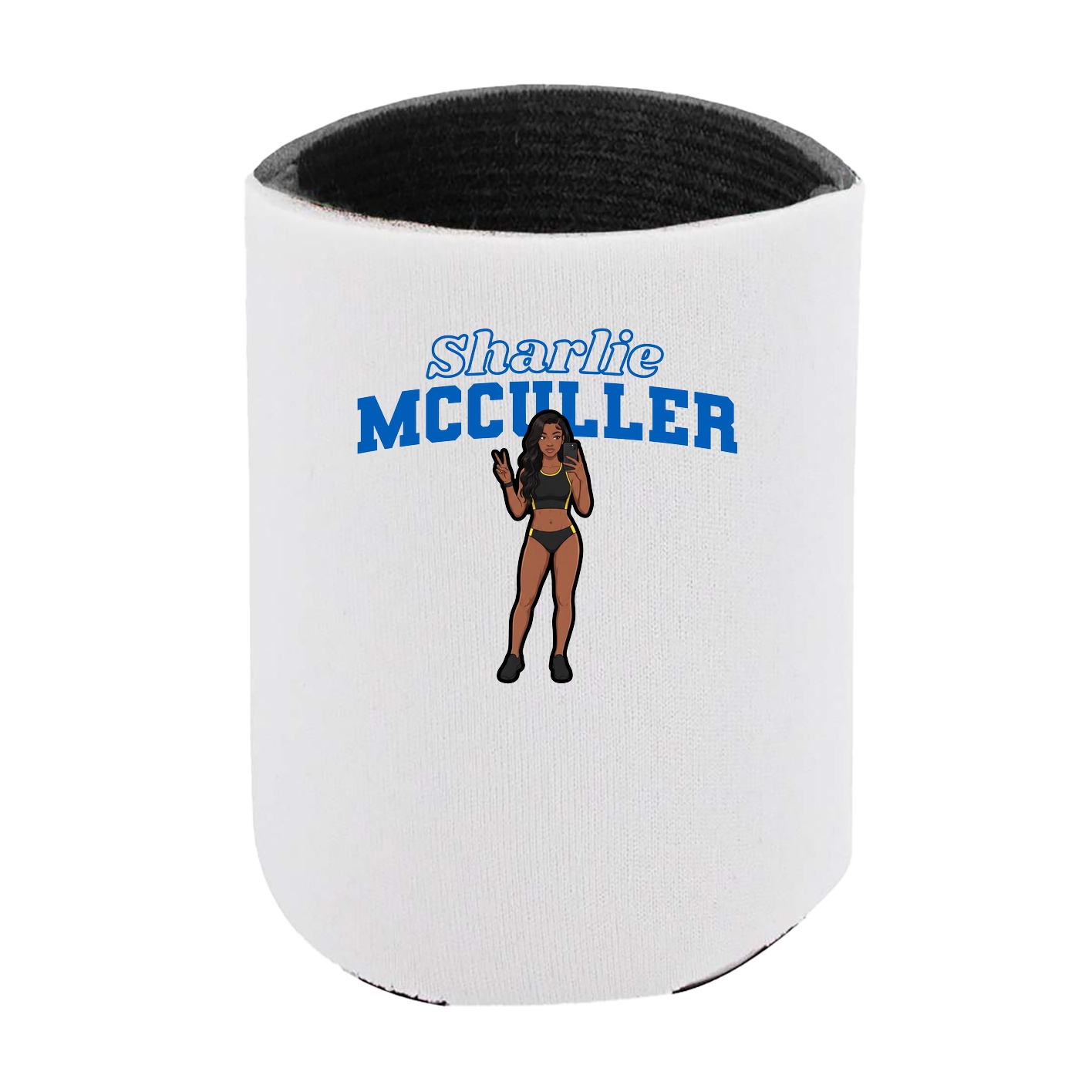 Can Holder — Name Arch in White