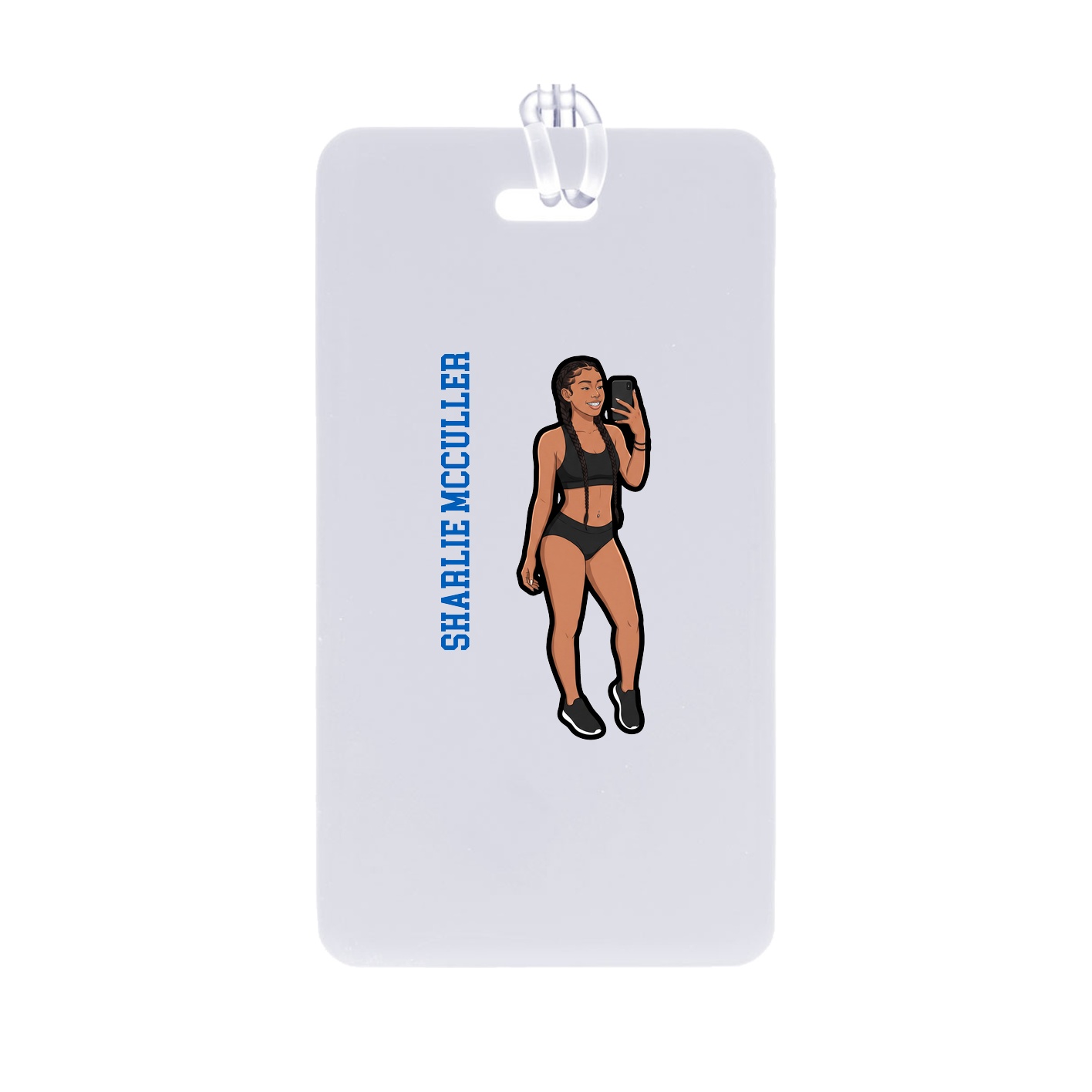 Bag Tag — Name Vertical in Classic