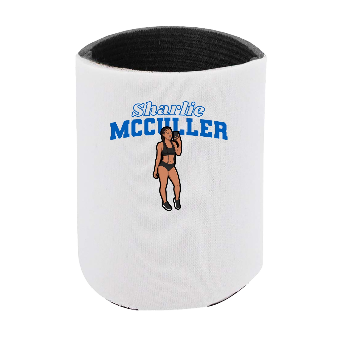 Can Holder — Name Arch in White