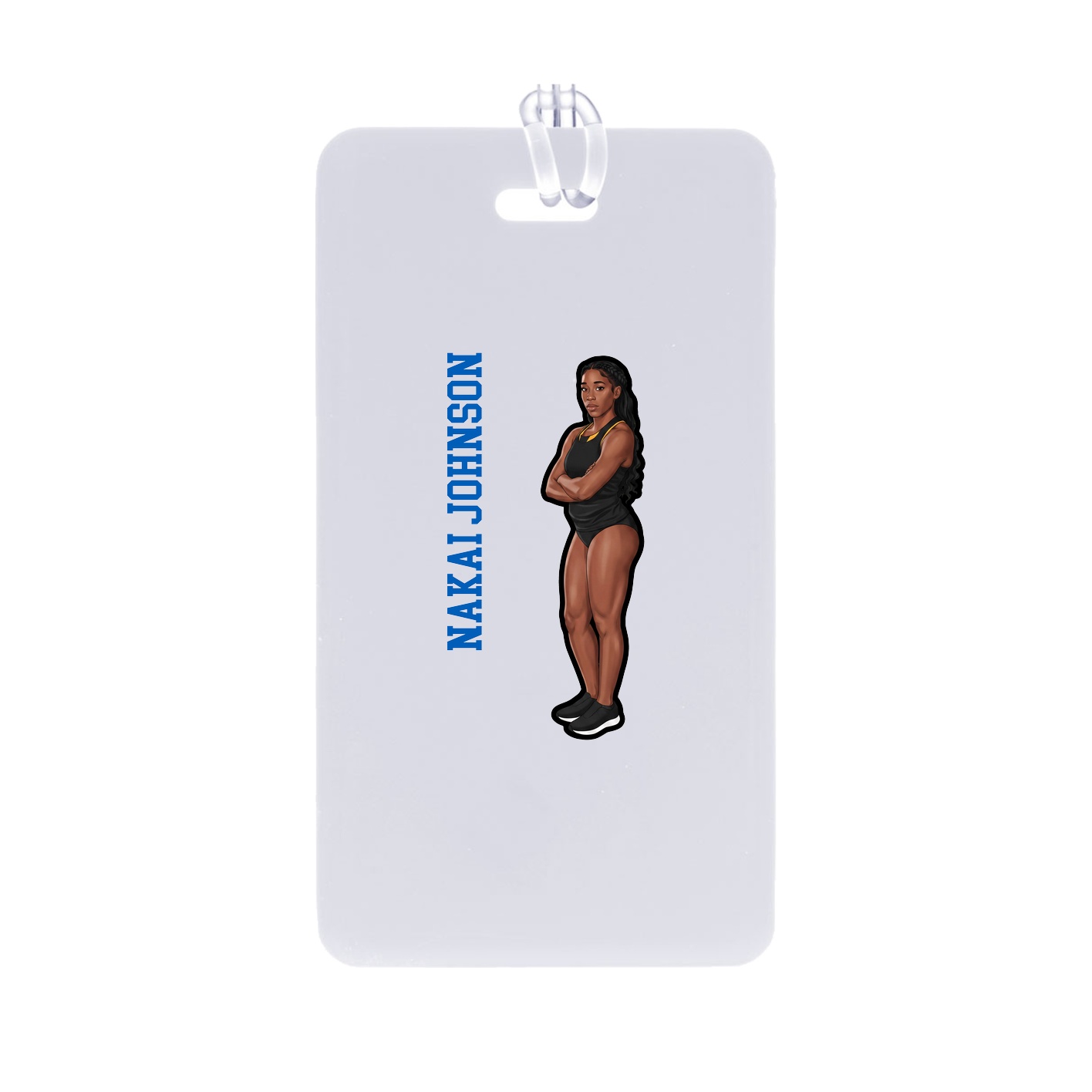 Bag Tag — Name Vertical in Classic