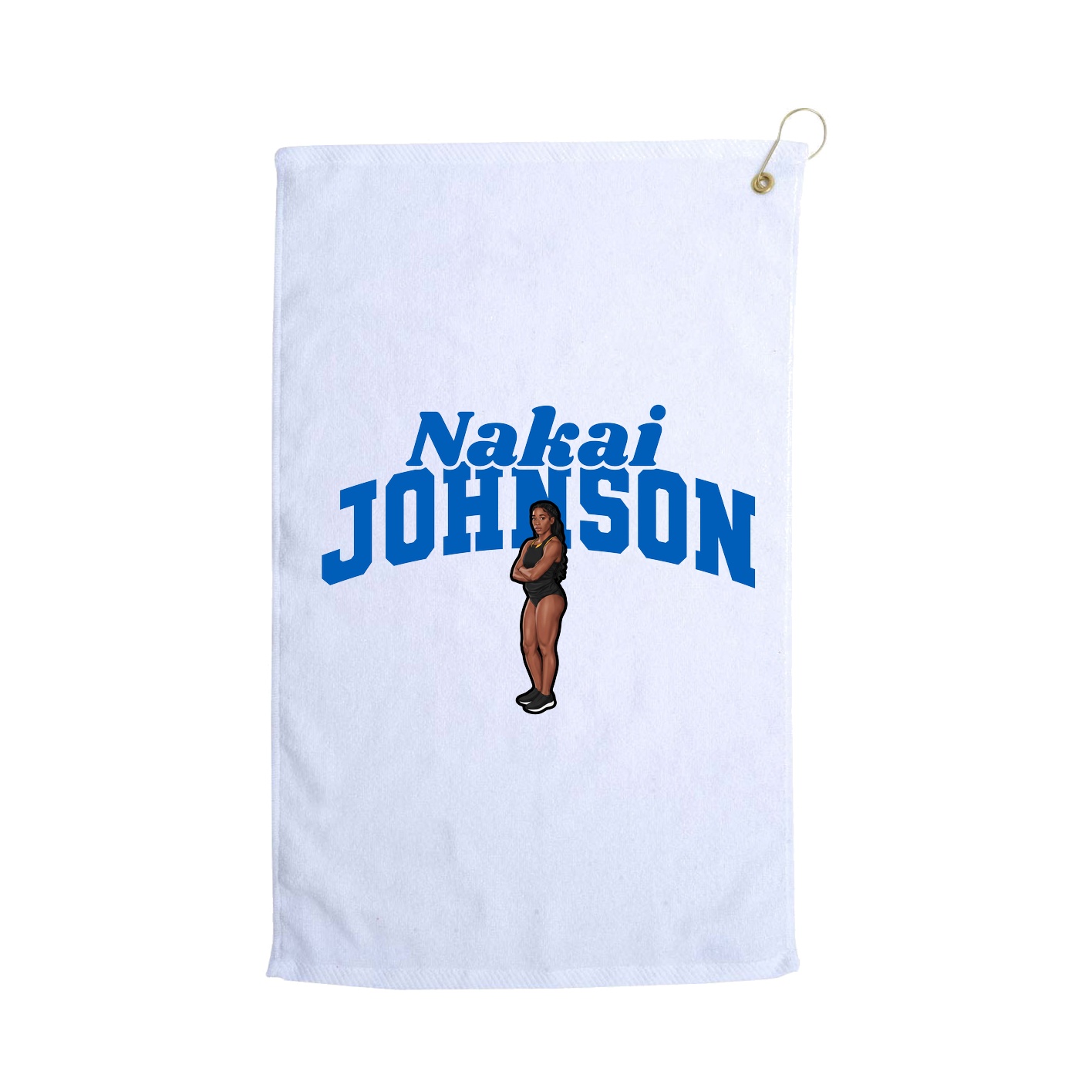 Golf Towel — Signature Arch in White