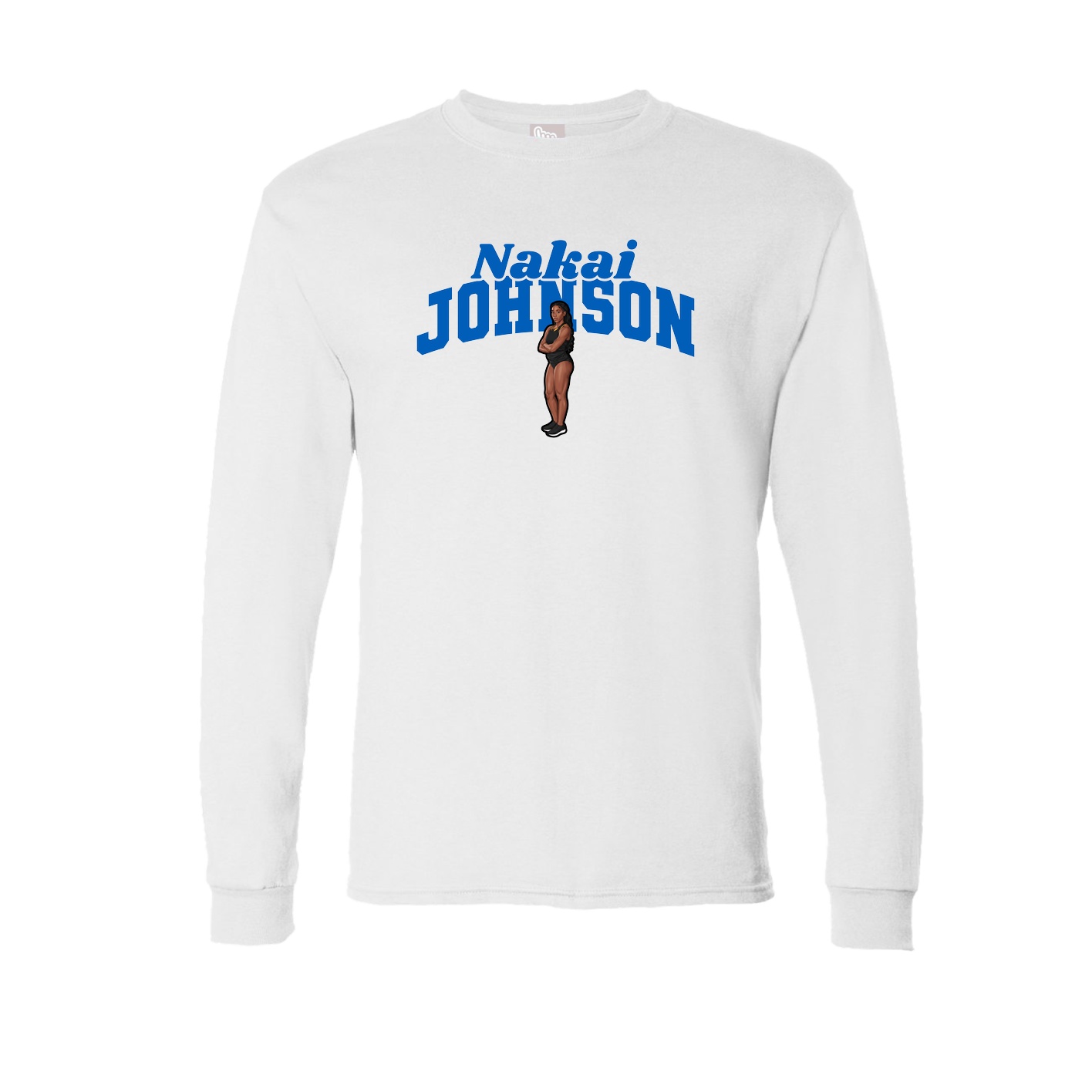 Long Sleeve Tee — Signature Arch in White