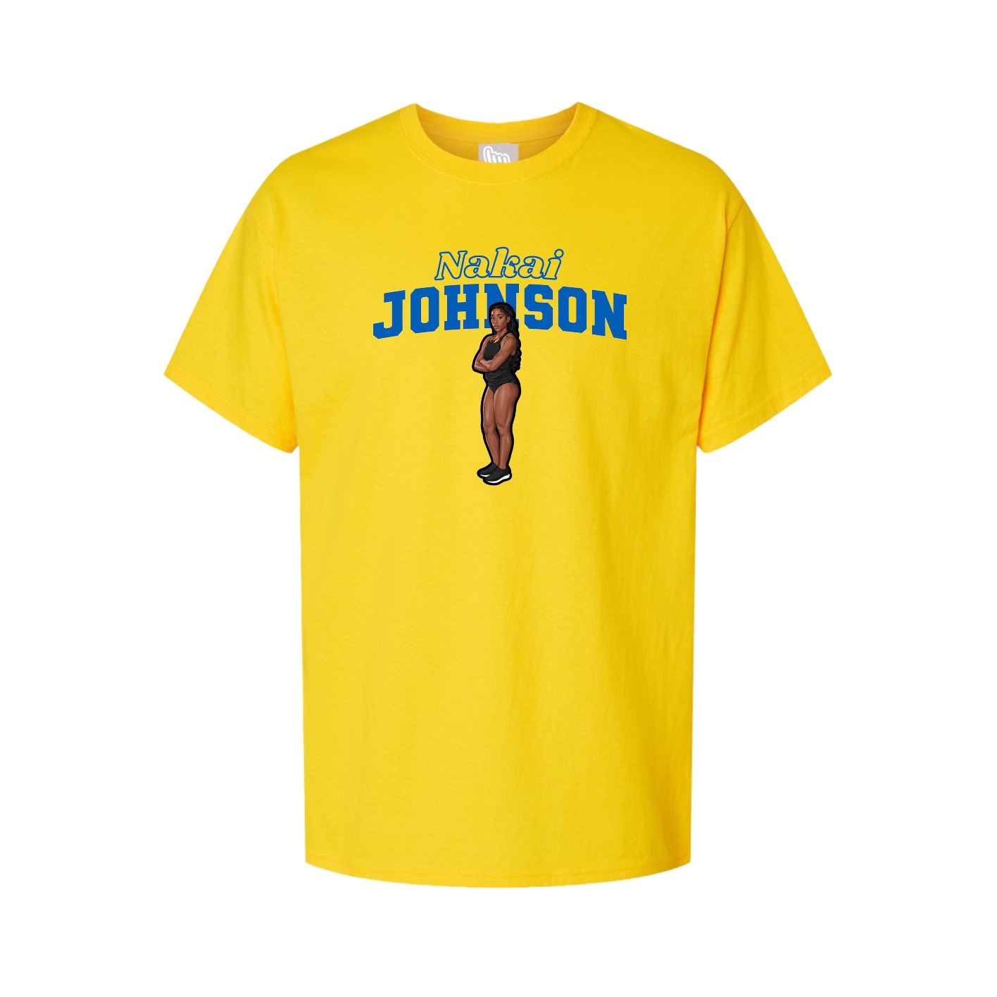 Youth Tee — Name Arch in Gold