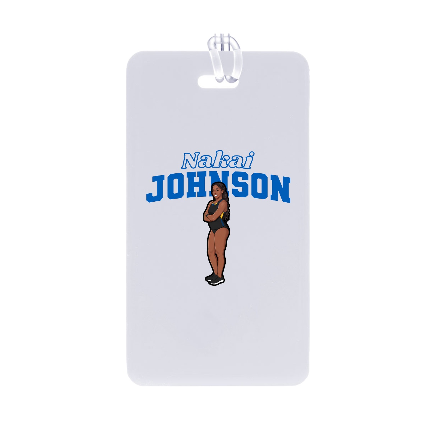 Bag Tag — Name Arch in Classic