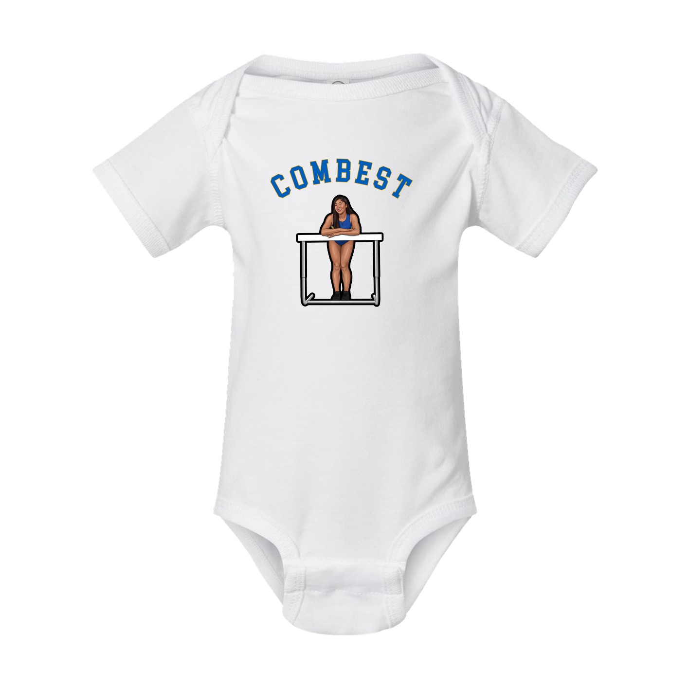 Baby Onesie — Shirsey Arch in White