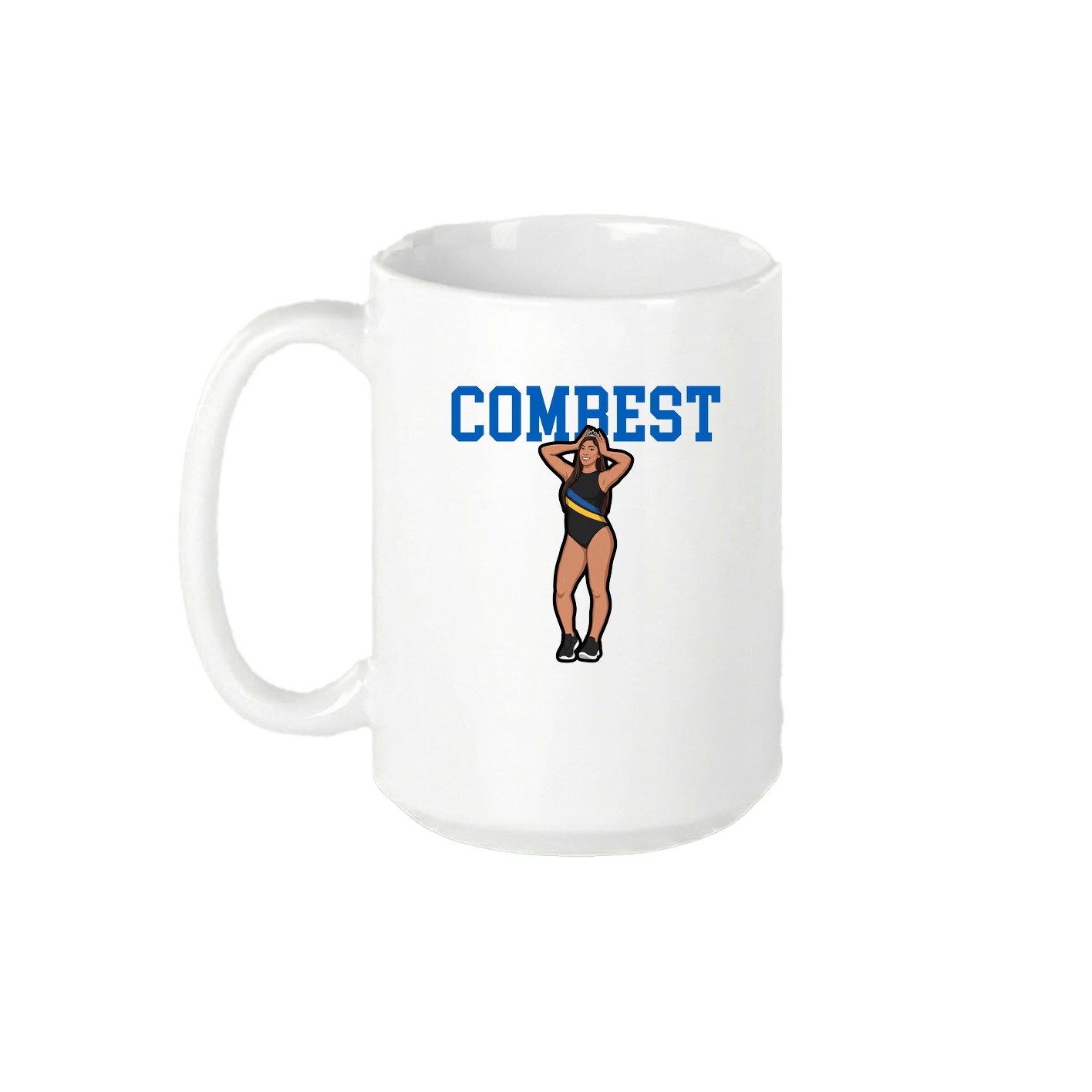 15oz Coffee Mug — Shirsey in White