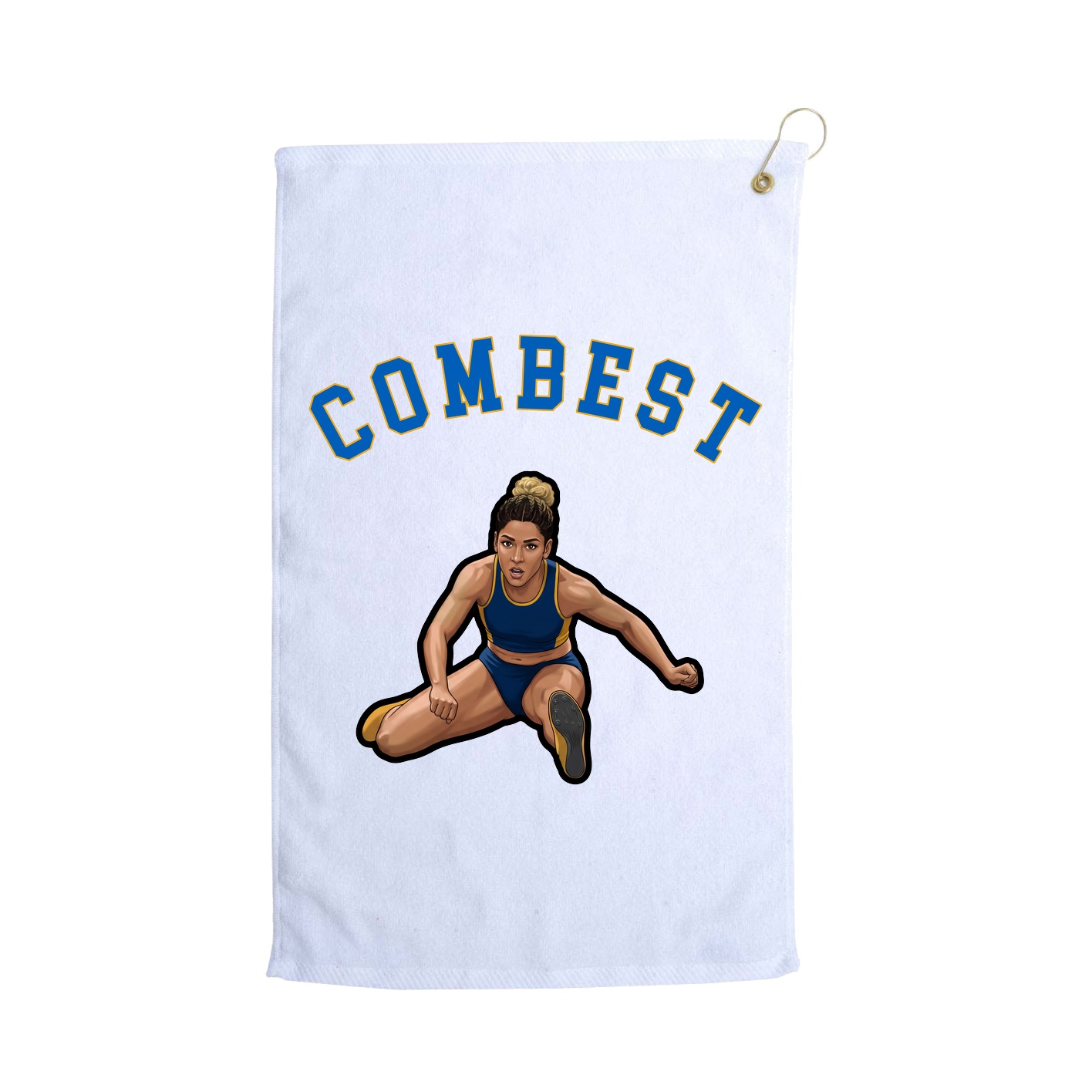 Golf Towel — Shirsey Arch in White