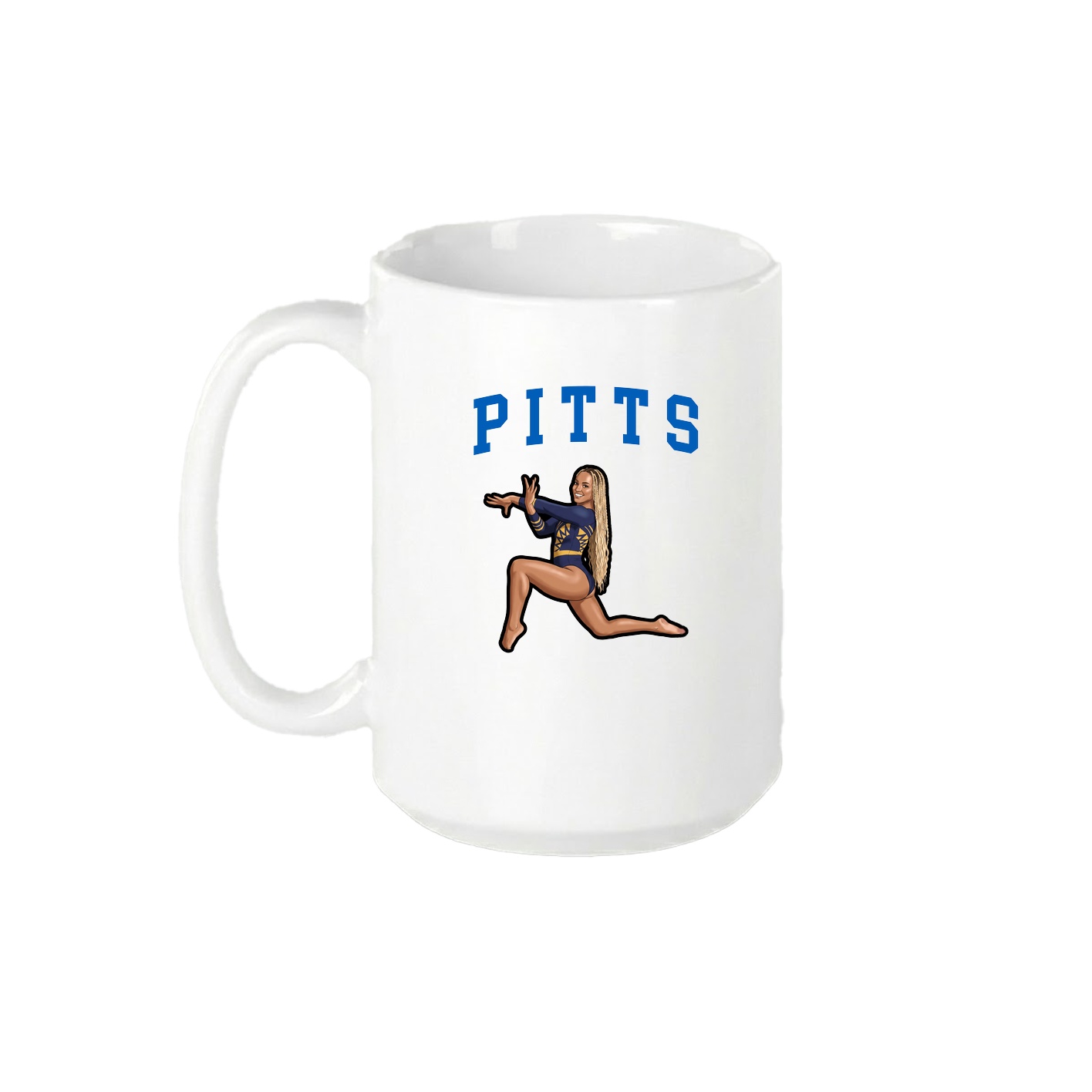 15oz Coffee Mug — Shirsey in White