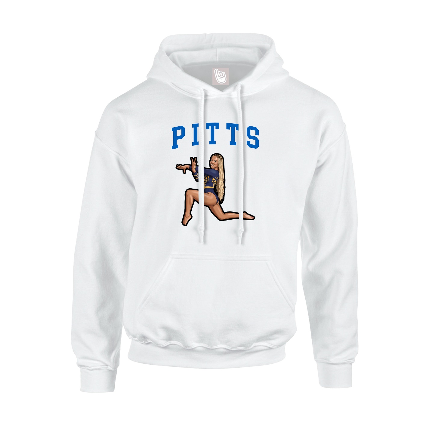 Hoodie — Shirsey in White