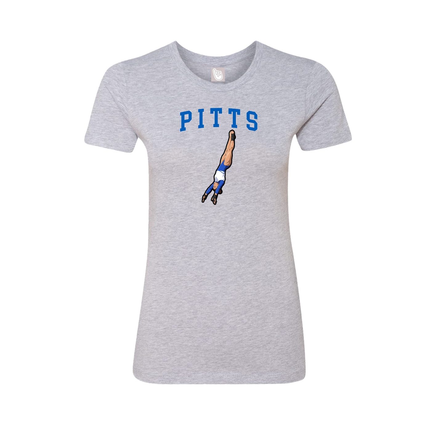 Fitted Women's Tee — Shirsey in Grey