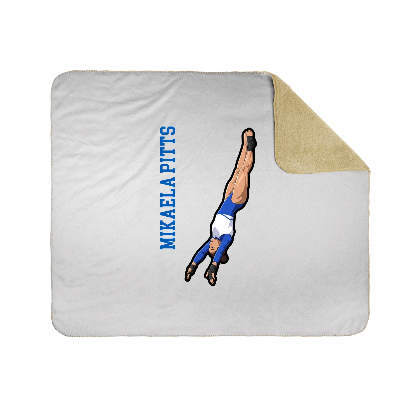50x60 Sherpa Lined Throw Blanket
