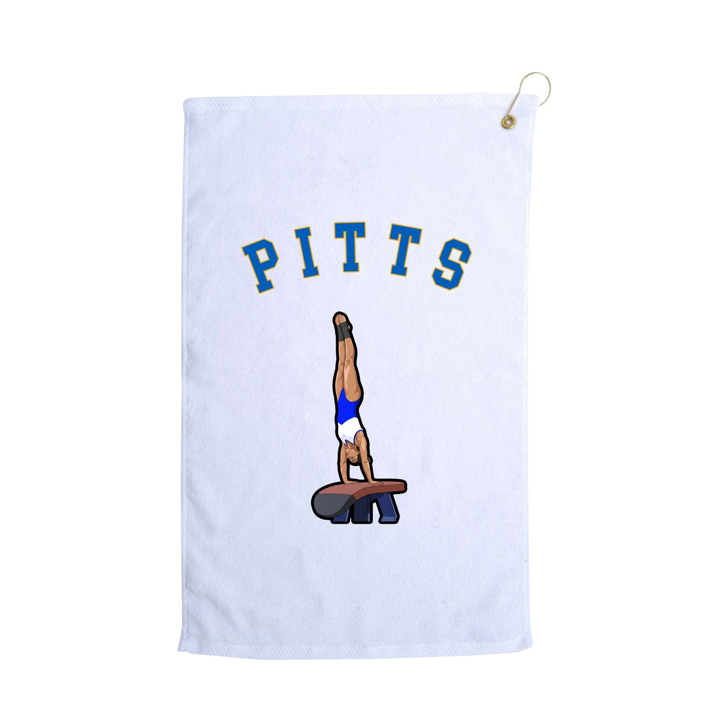 Golf Towel — Shirsey Arch in White