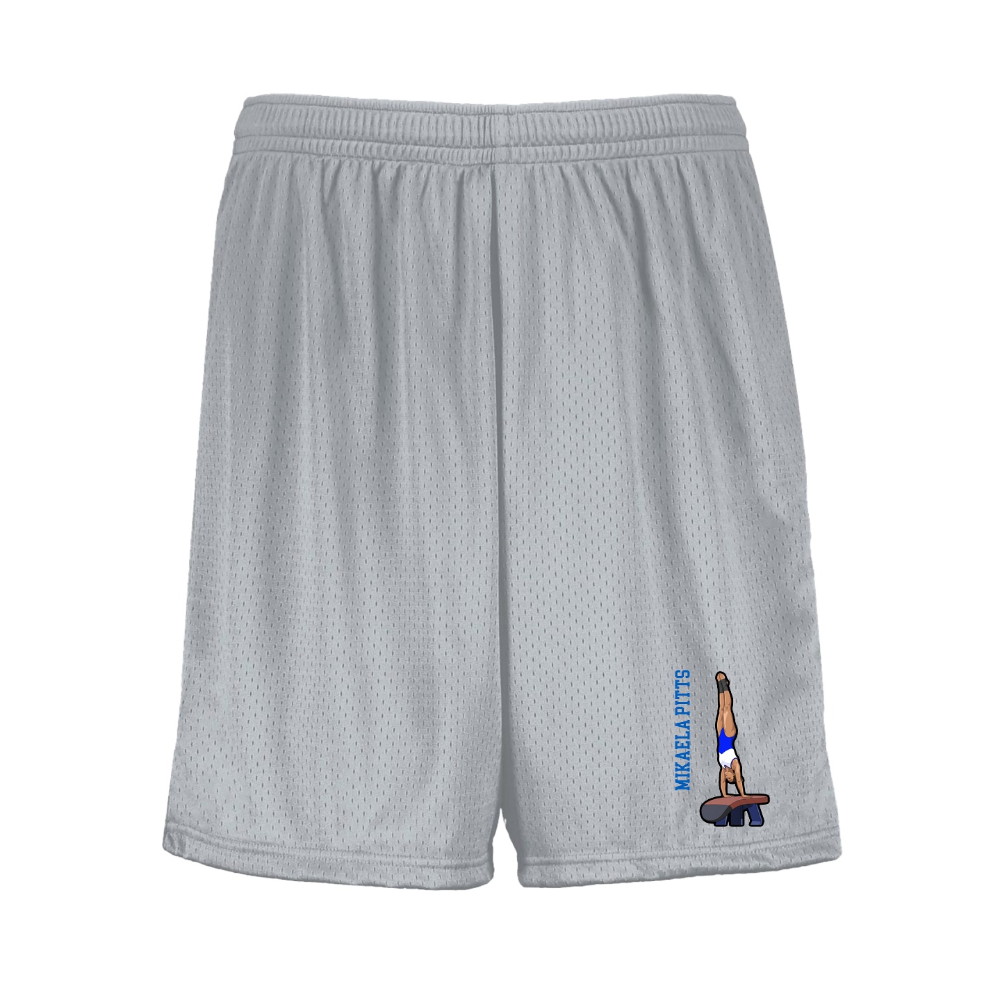Shorts — Name Vertical in Silver