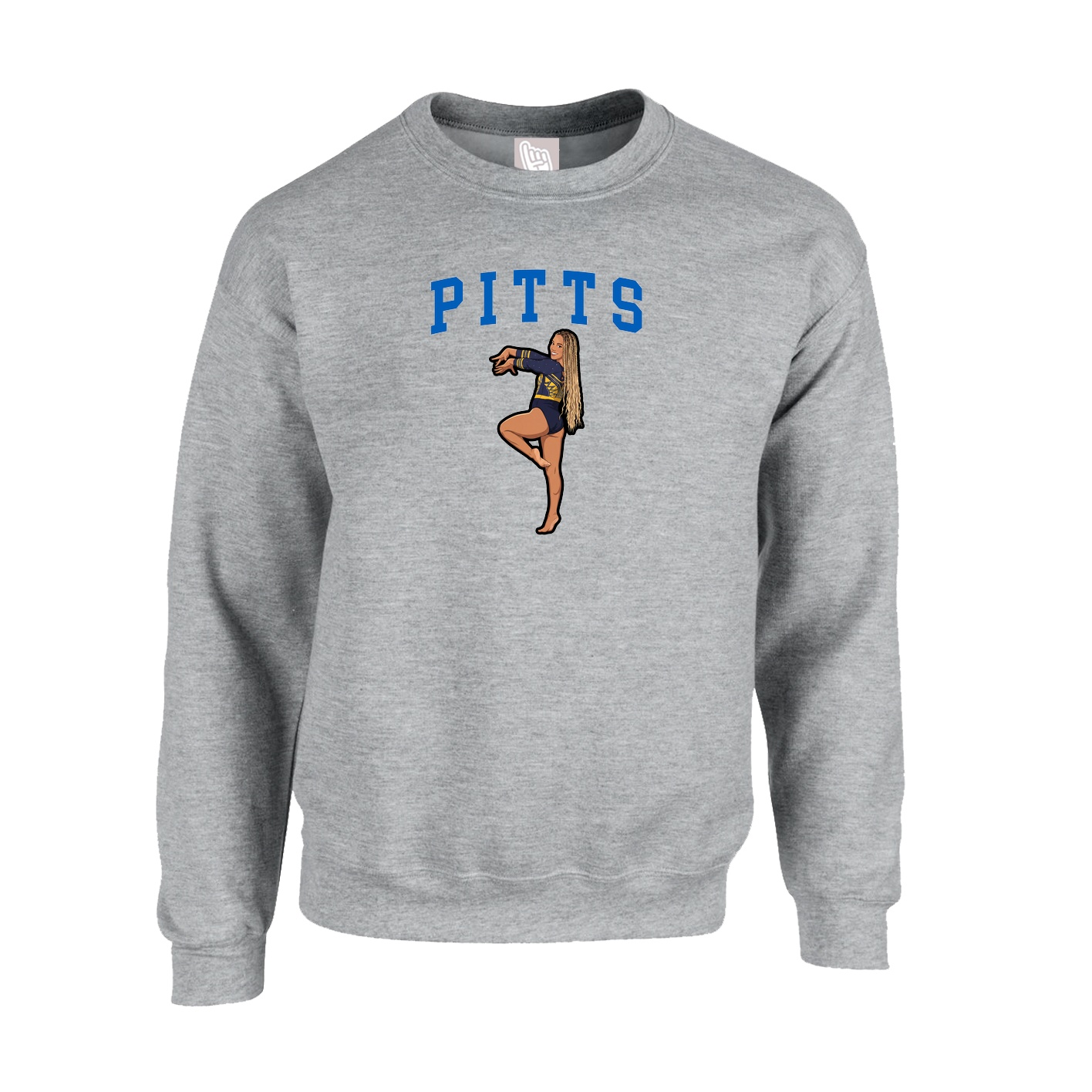 Fleece Crew — Shirsey in Grey