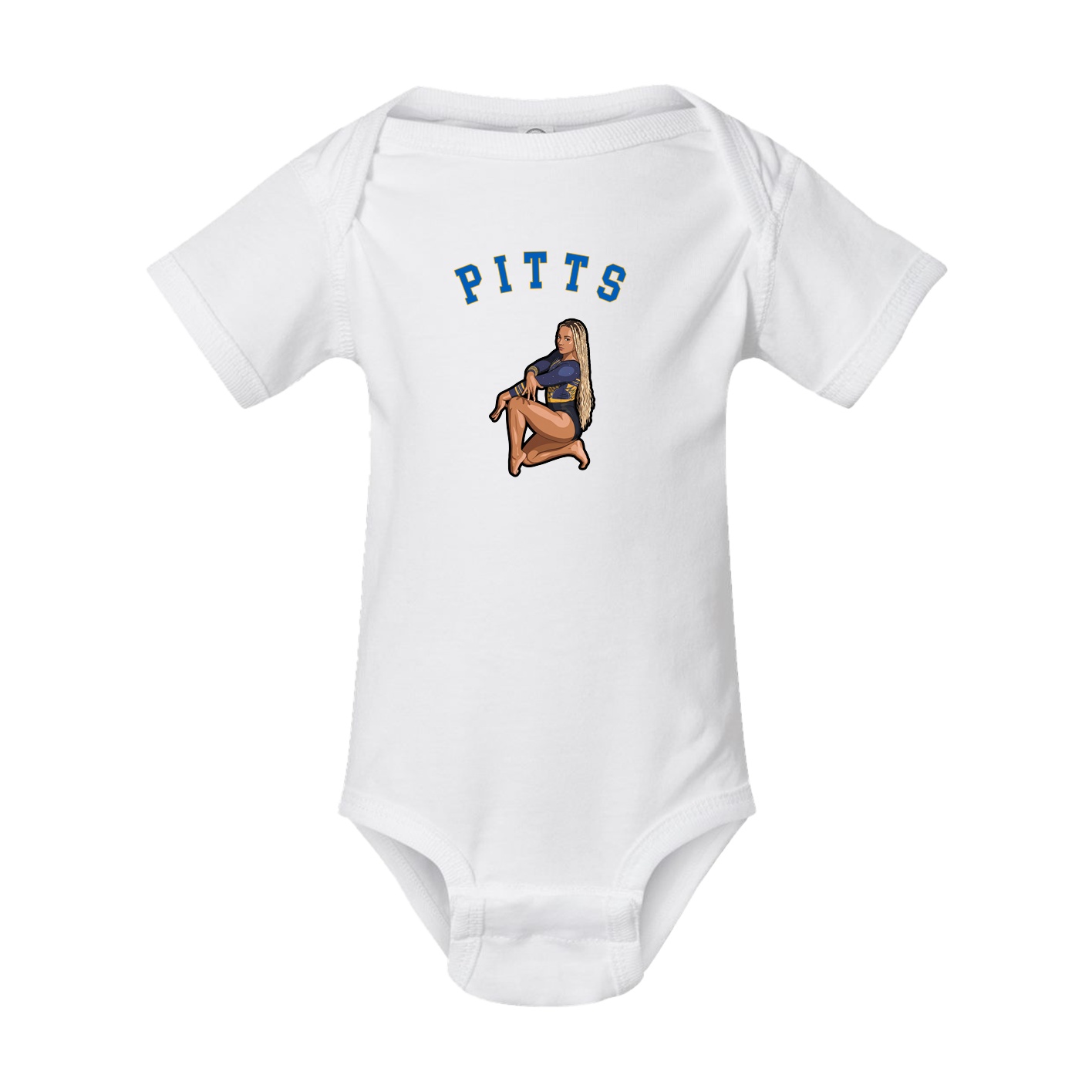 Baby Onesie — Shirsey Arch in White