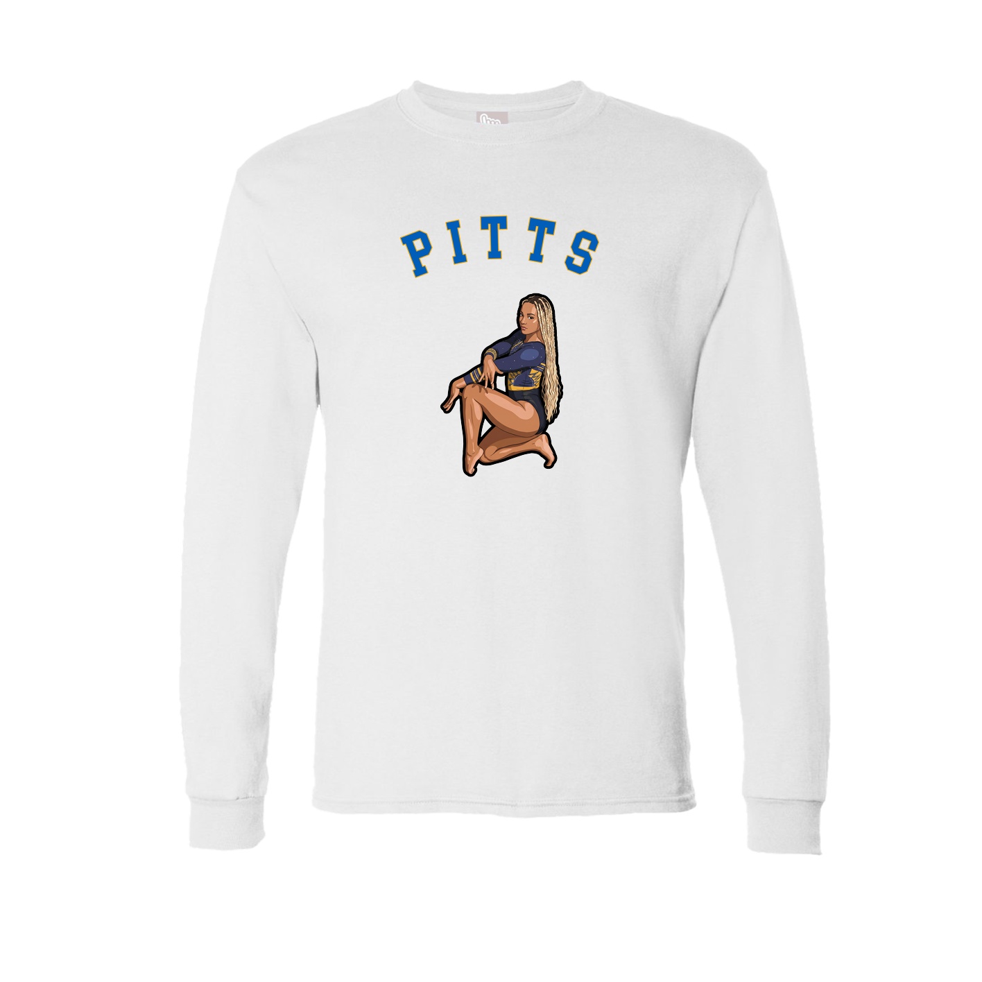 Long Sleeve Tee — Shirsey Arch in White