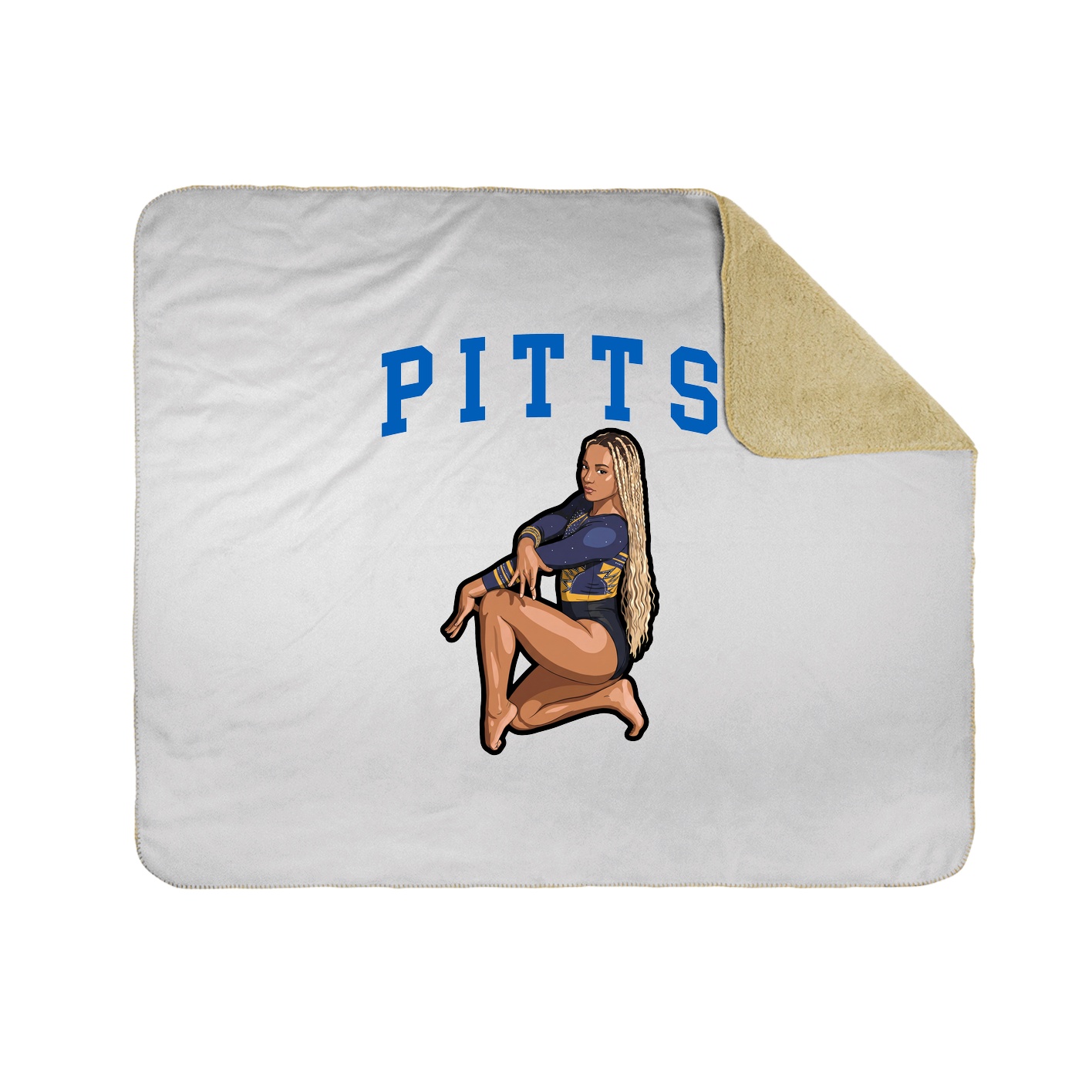 Throw Blanket — Shirsey in White