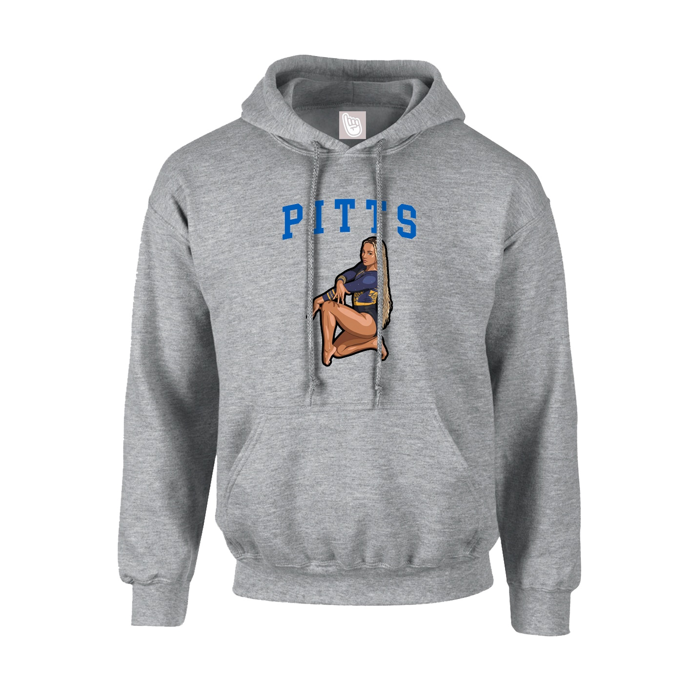 Hoodie — Shirsey in Grey