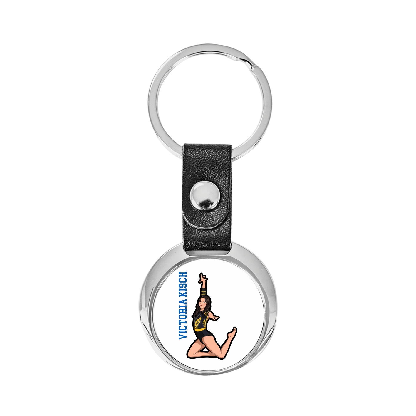 Key Chain — Name Vertical in Classic