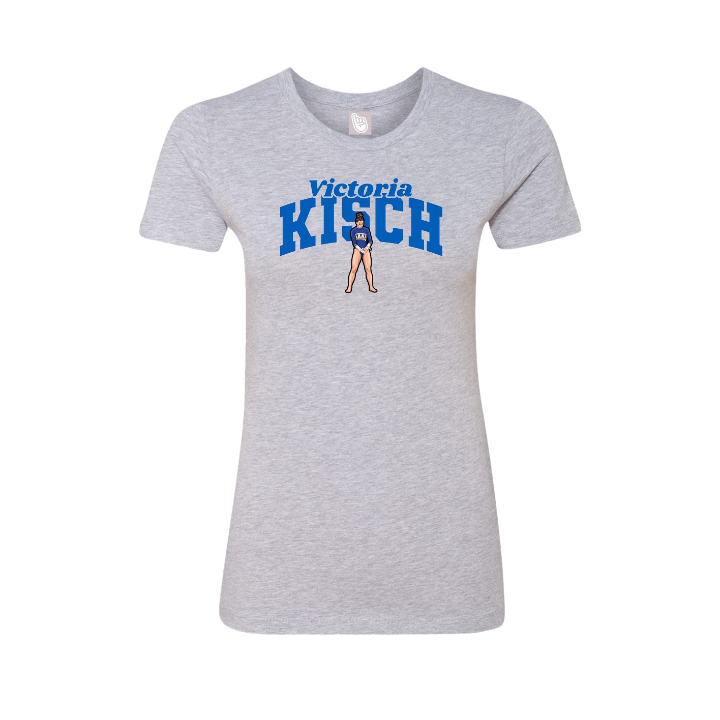 Womens Tee — Signature Arch in Grey