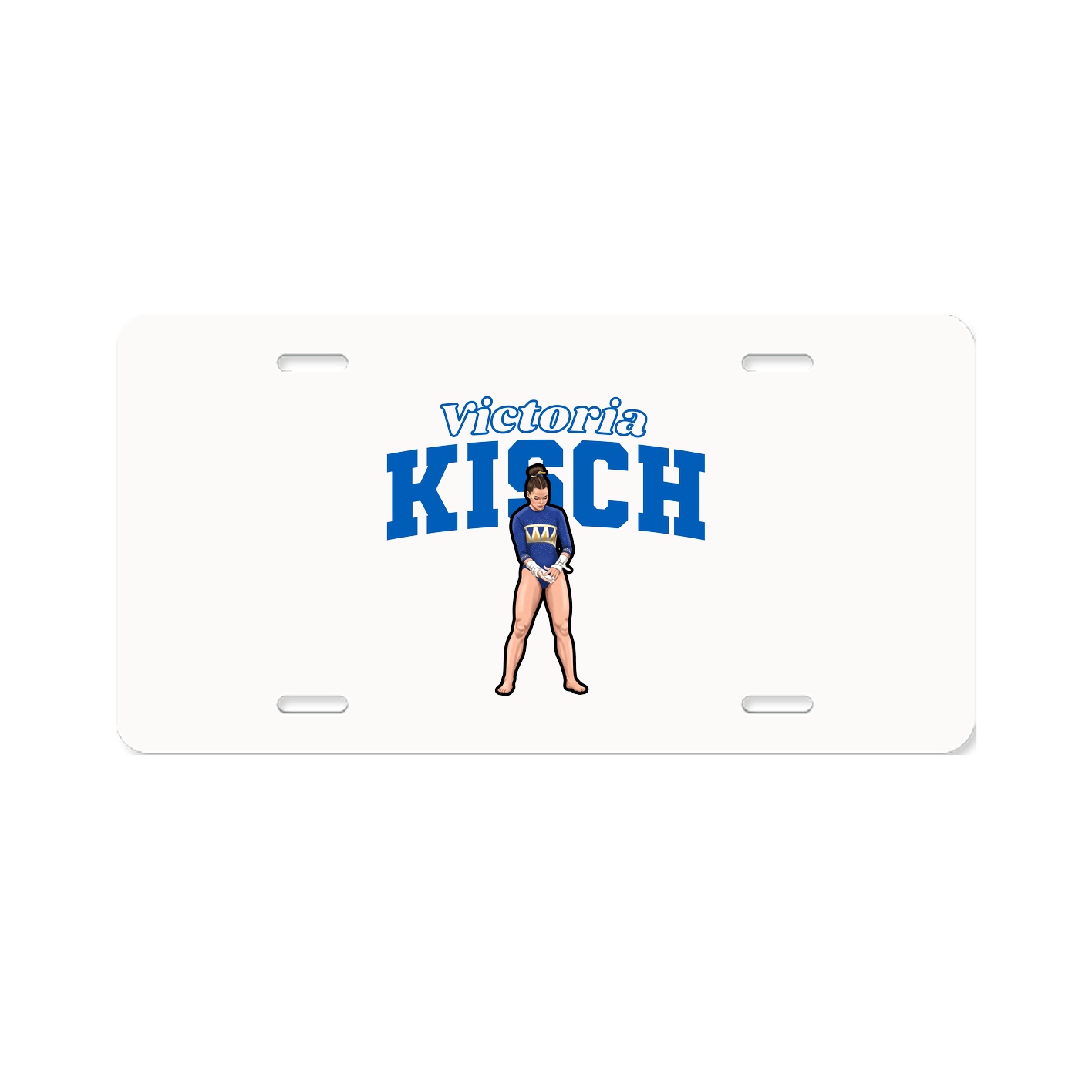 License Plate — Name Arch in Classic