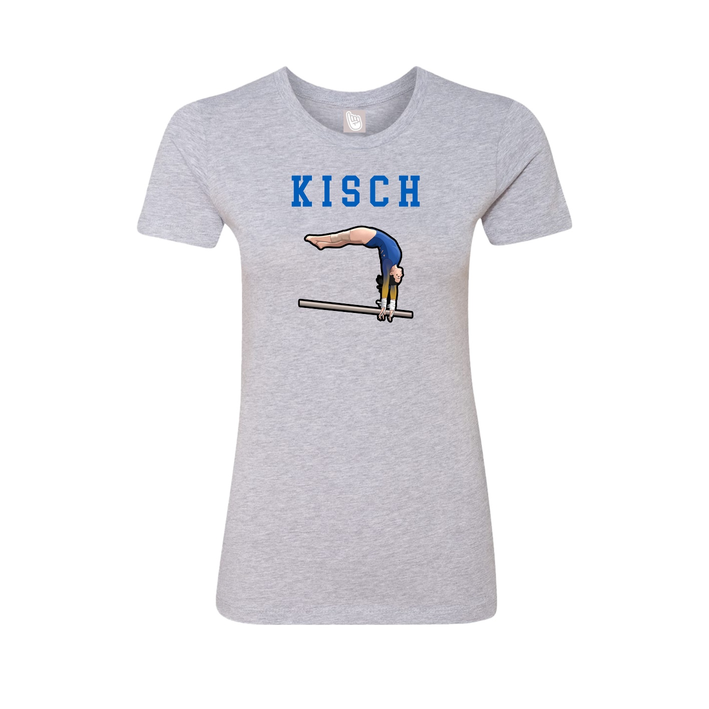 Fitted Women's Tee — Shirsey in Grey