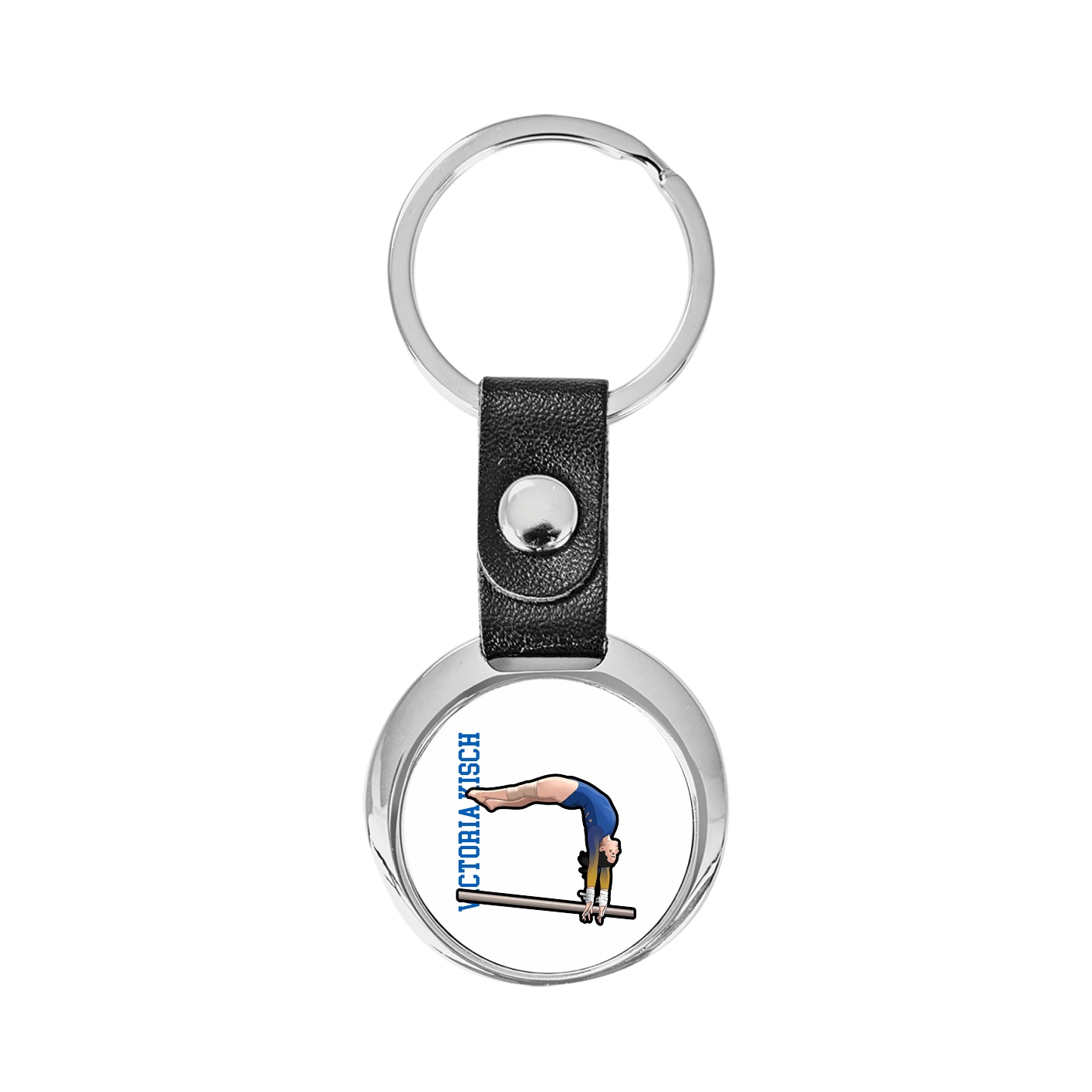 Key Chain — Name Vertical in Classic