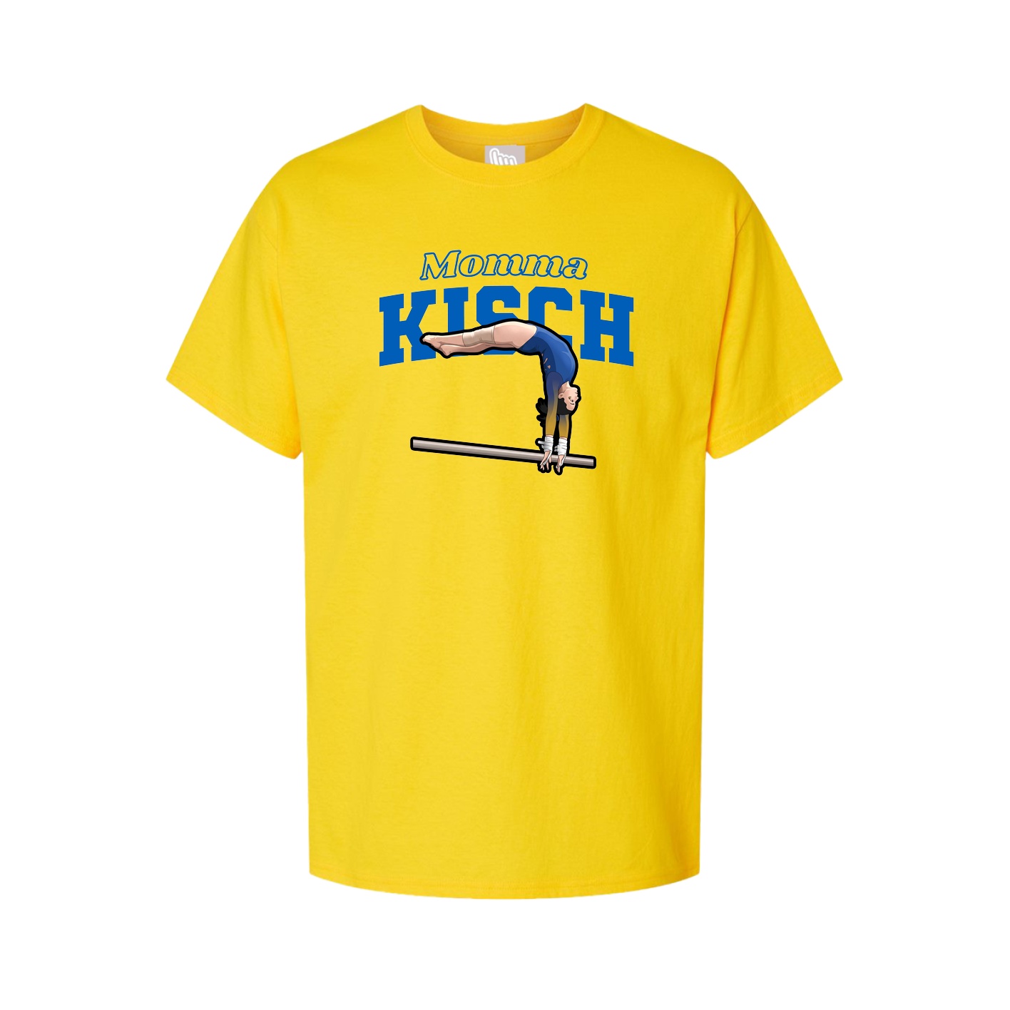 Youth Tee — Mothers Day Block in Gold
