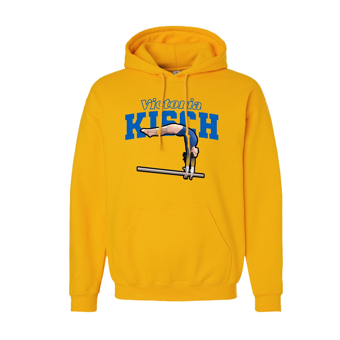 Hoodie — Name Arch in Gold