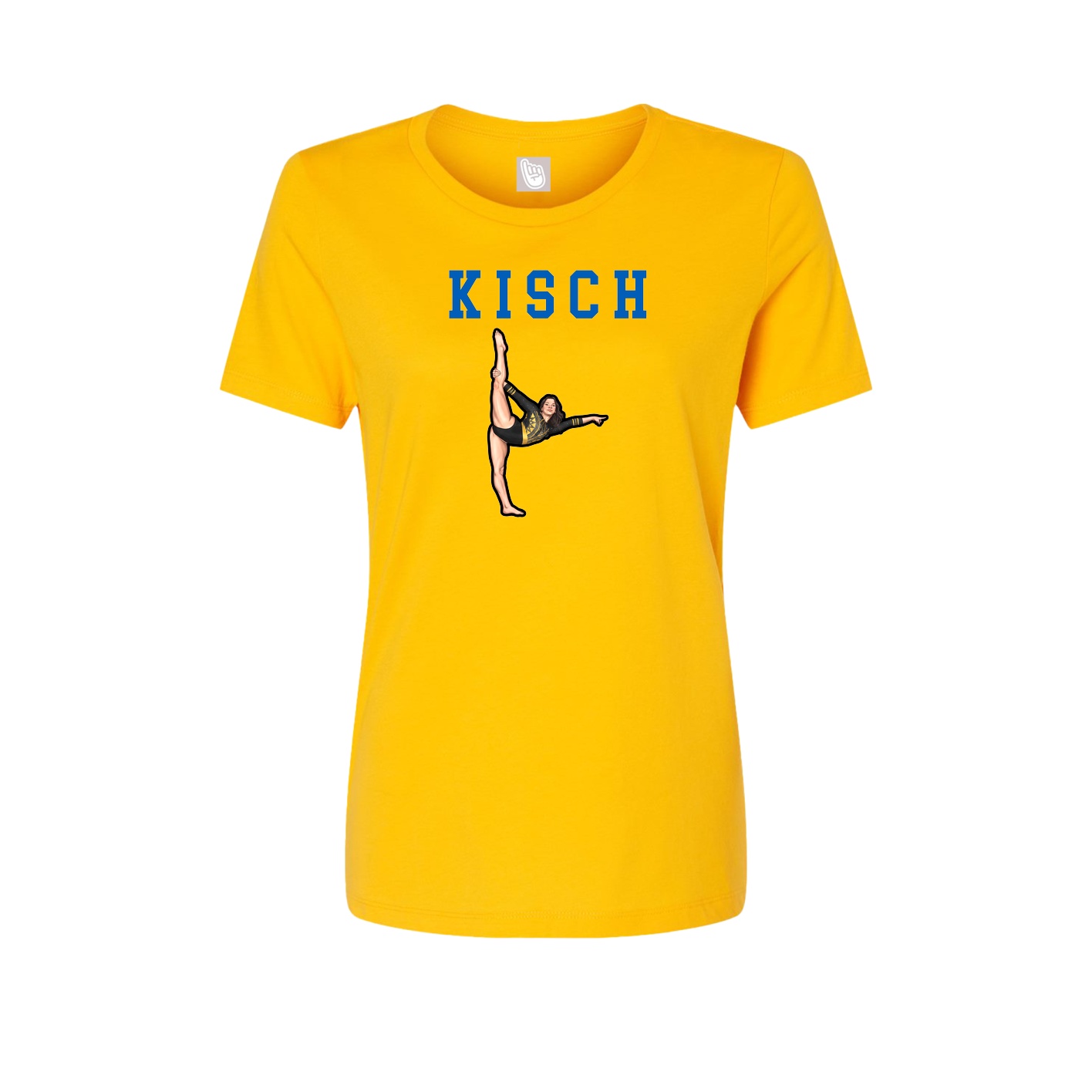 Fitted Women's Tee — Shirsey in Gold