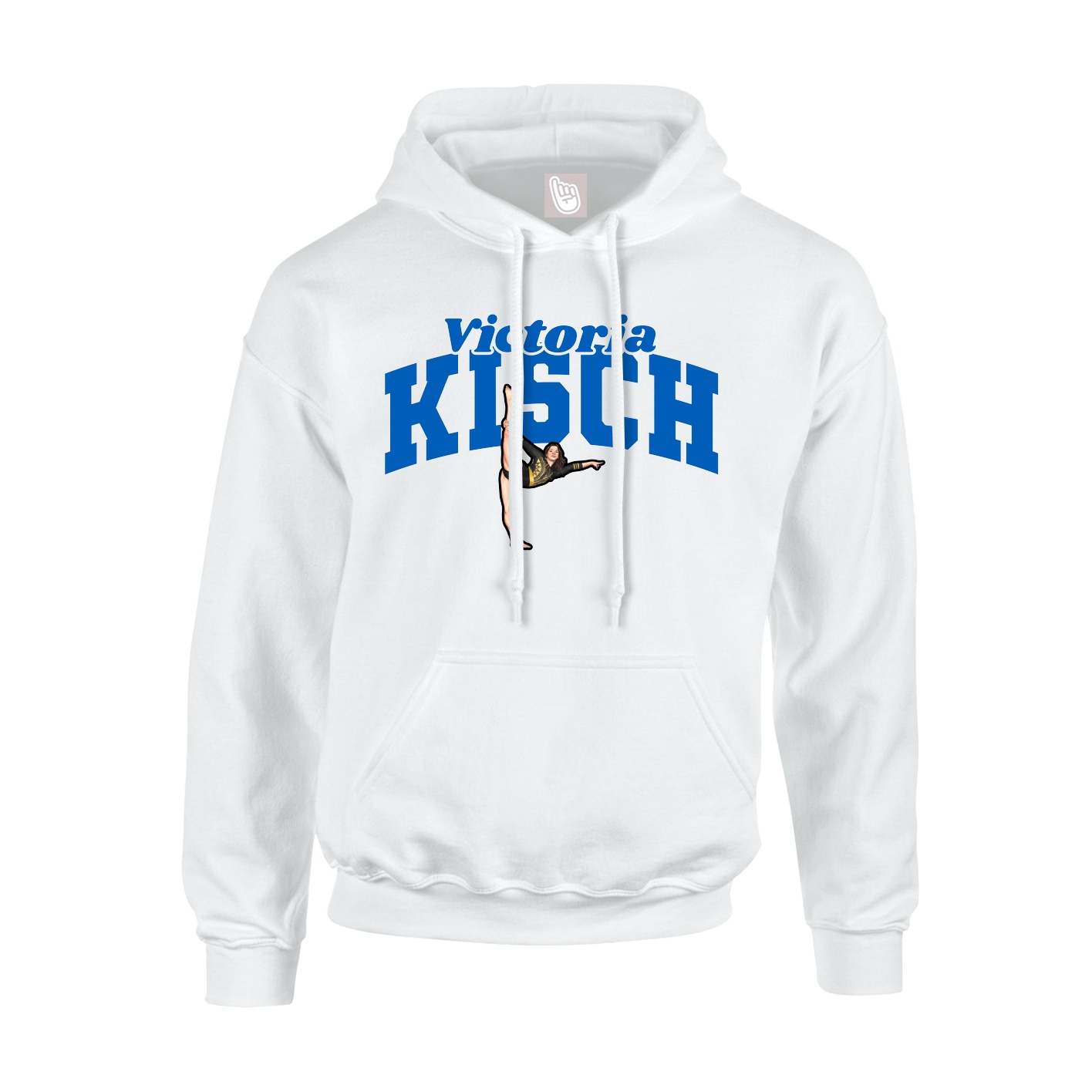 Hoodie — Signature Arch in White