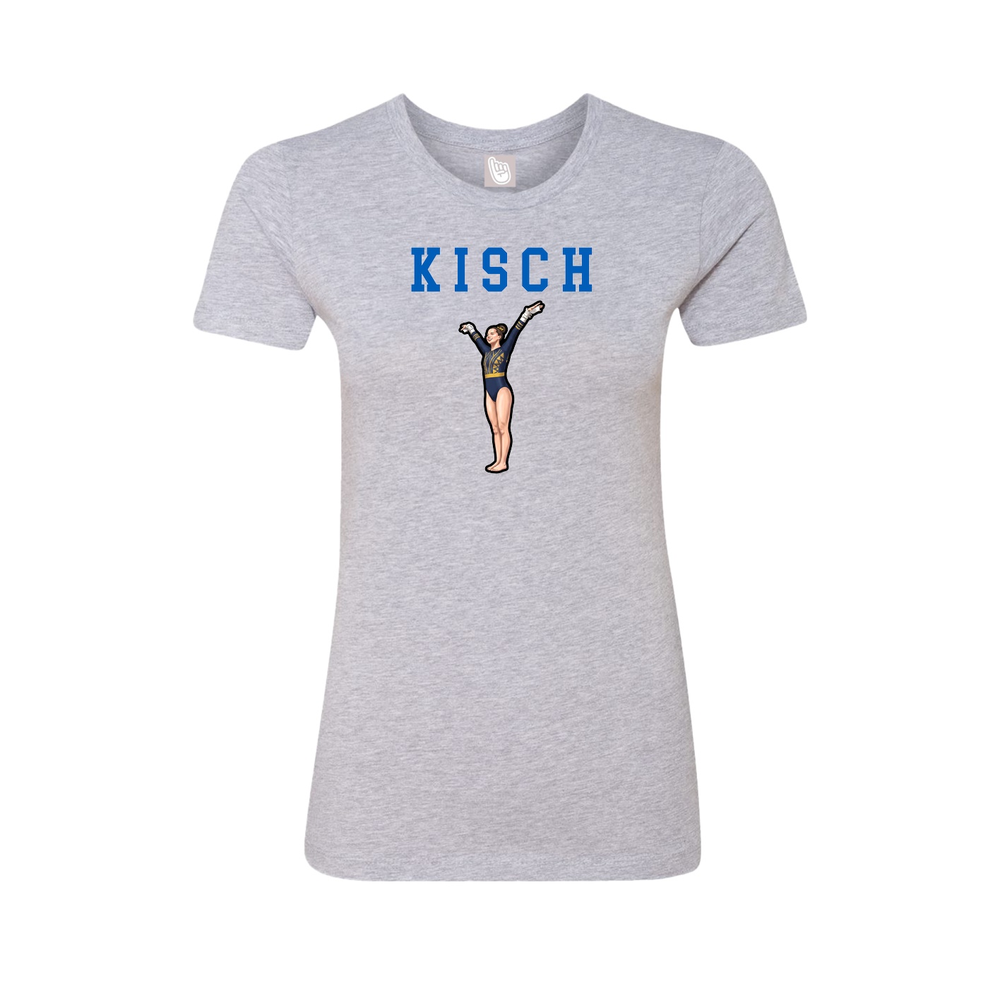 Fitted Women's Tee — Shirsey in Grey