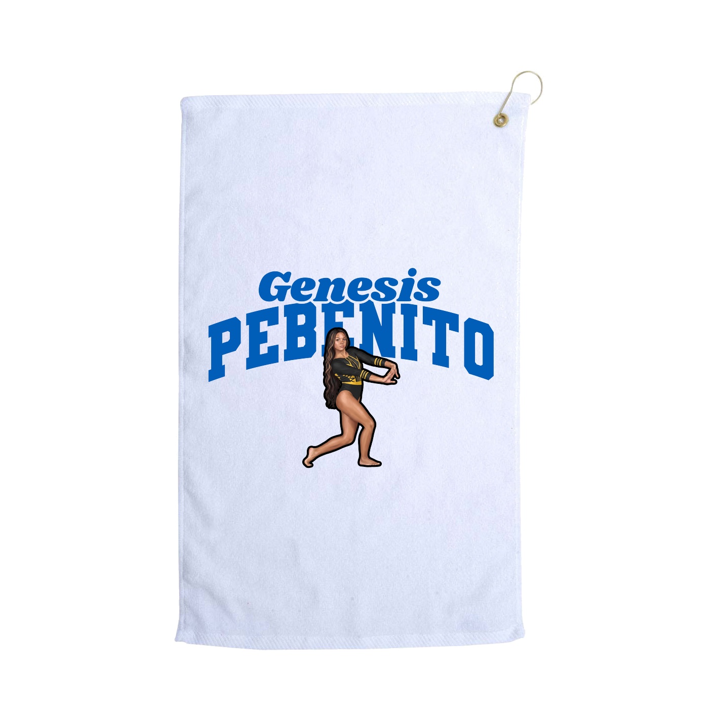 Golf Towel — Signature Arch in White