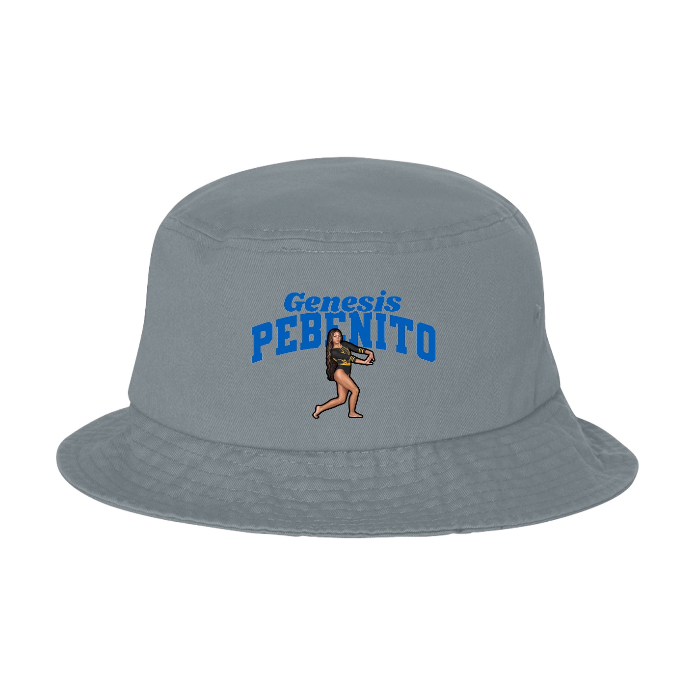 Bucket Cap — Signature Arch in Grey