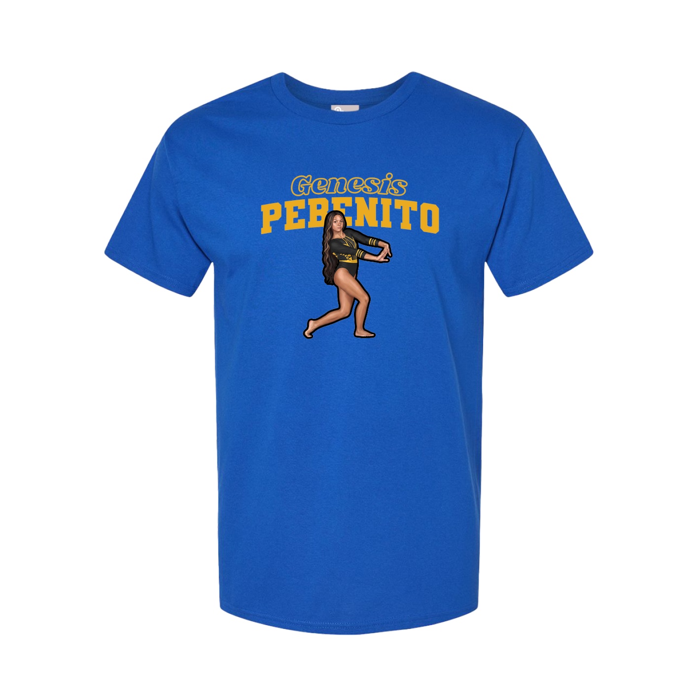Youth Tee — Name Arch in Royal