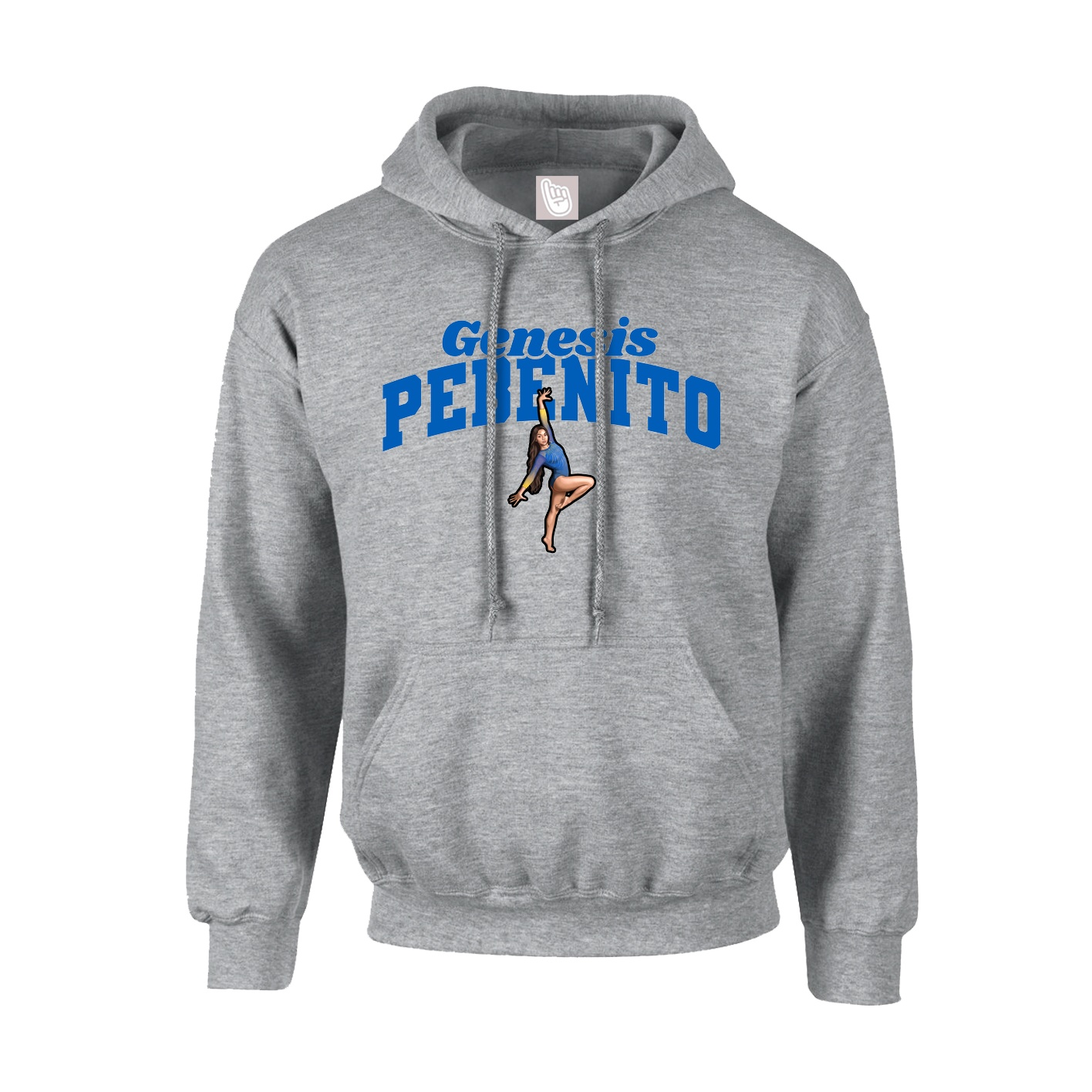 Hoodie — Signature Arch in Grey