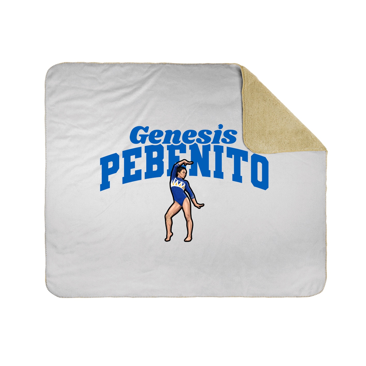 Throw Blanket — Signature Arch in White