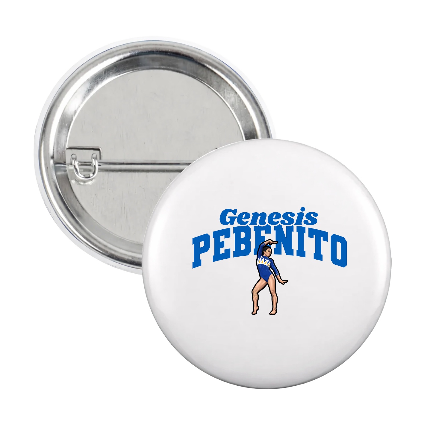 Game Day Button — Signature Arch in White