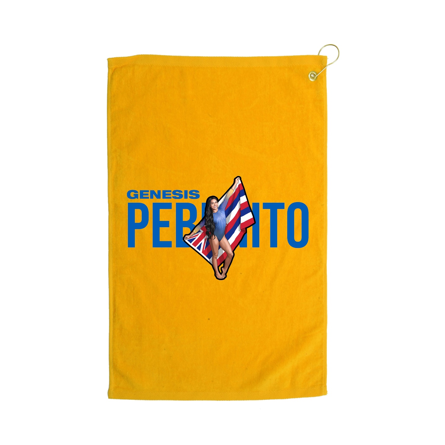 Golf Towel — Player Name in Gold