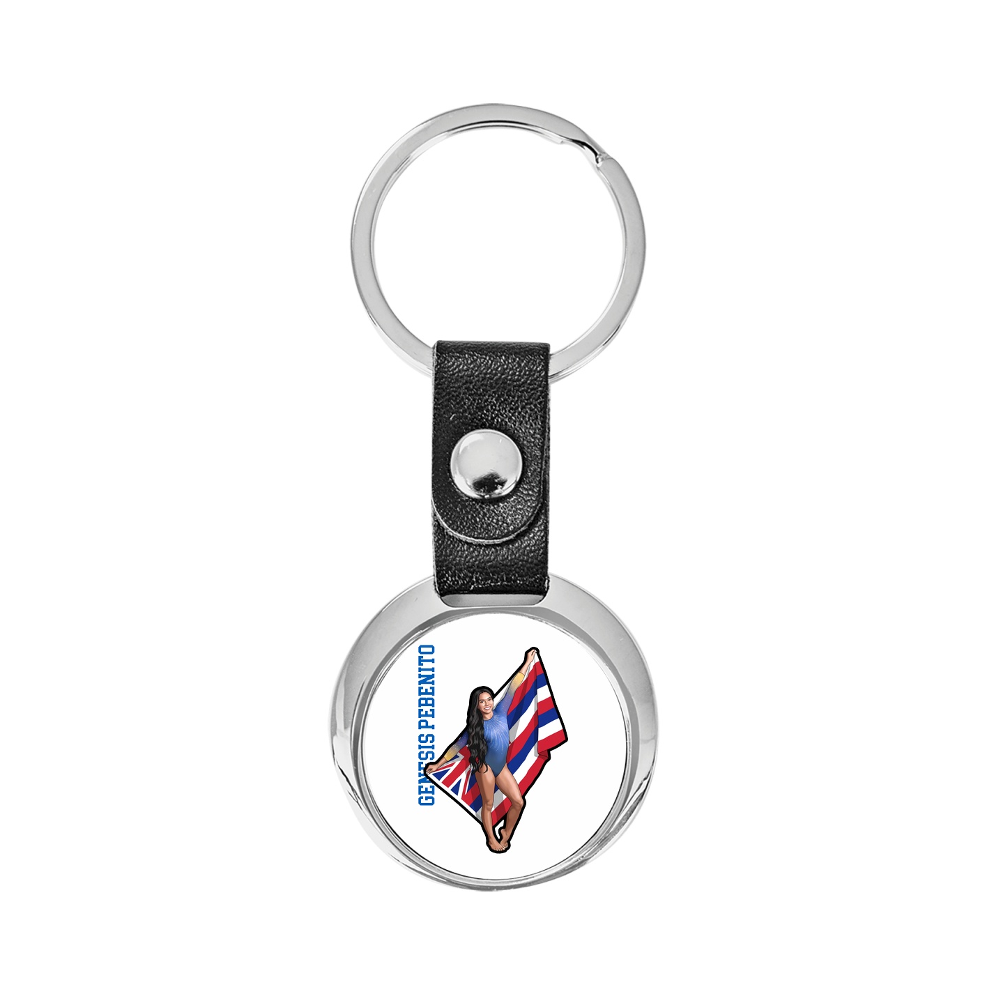 Key Chain — Name Vertical in Classic