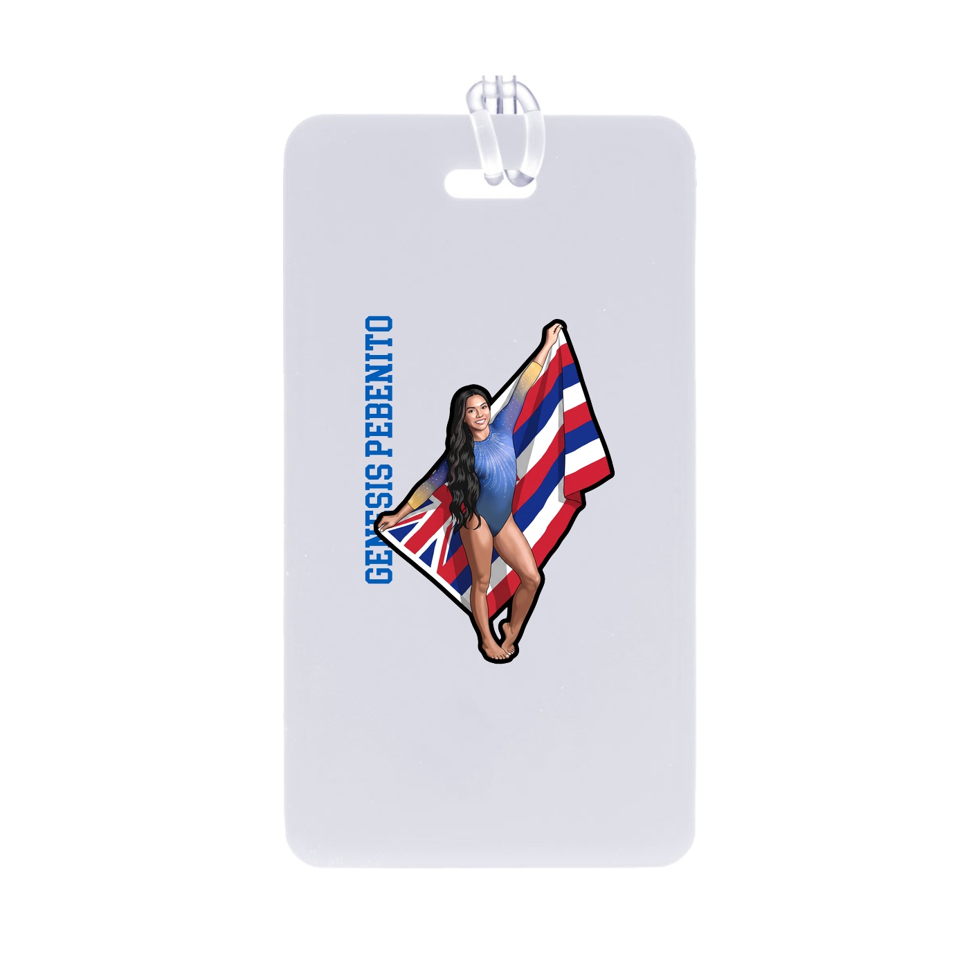 Bag Tag — Name Vertical in Classic