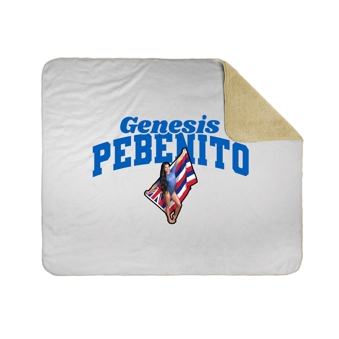 Throw Blanket — Signature Arch in White