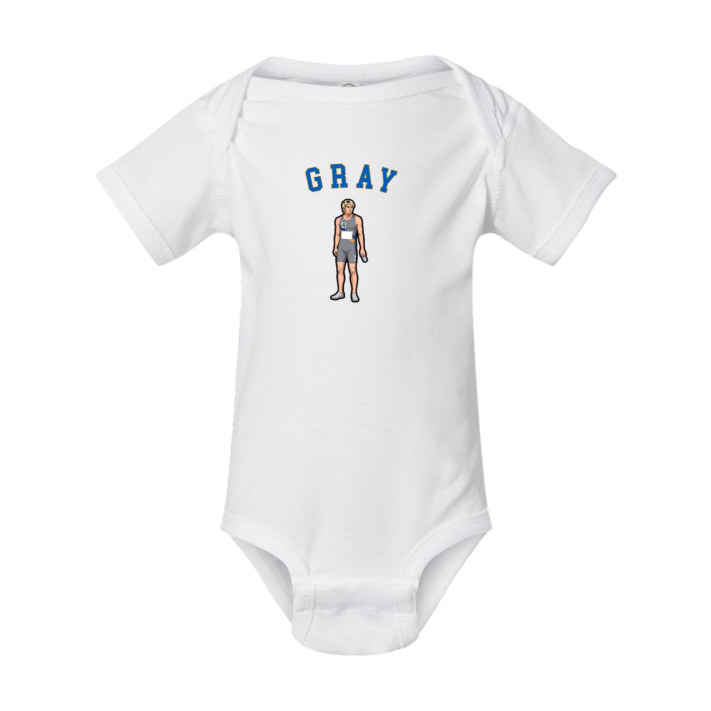 Baby Onesie — Shirsey Arch in White