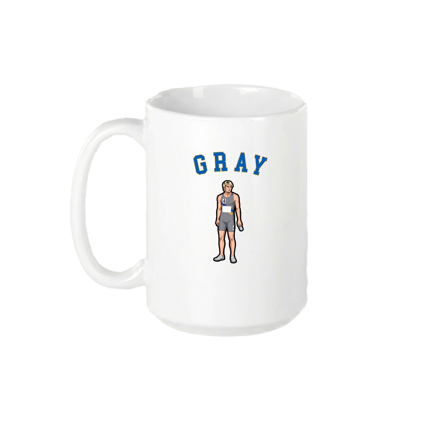 15oz Coffee Mug — Shirsey Arch in White