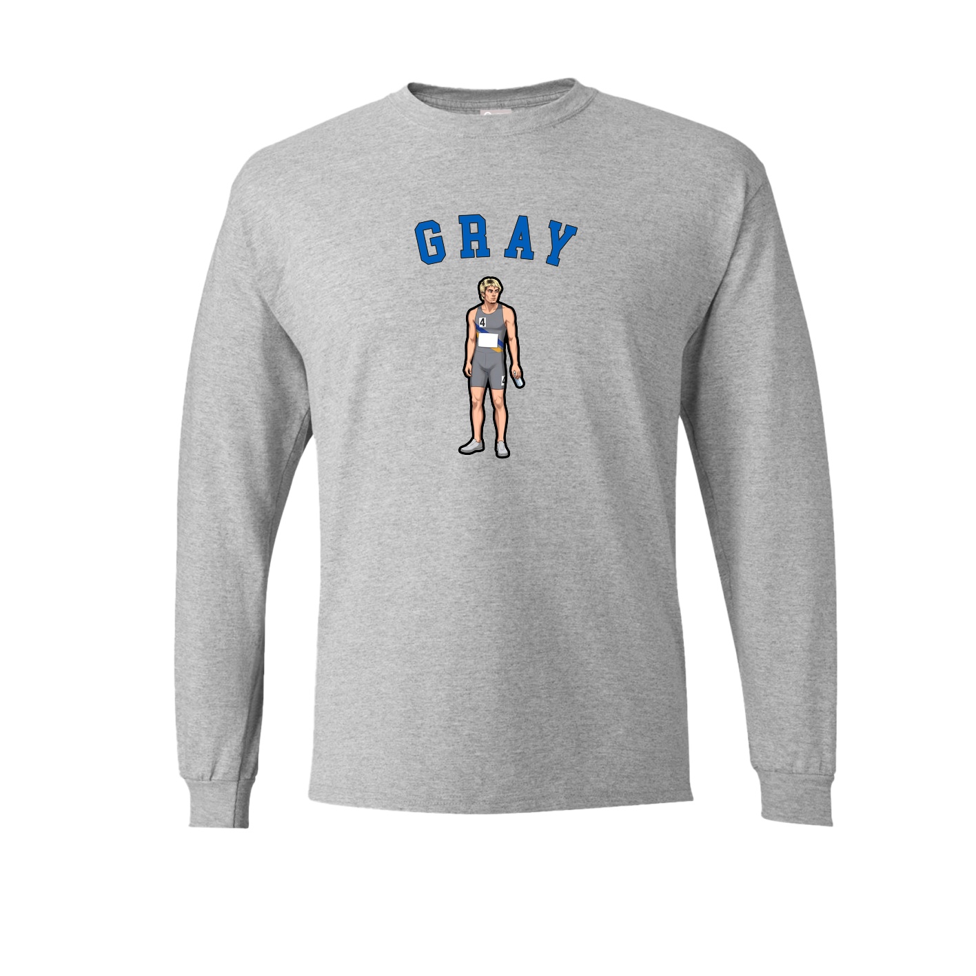 Long Sleeve Tee — Shirsey Arch in Grey